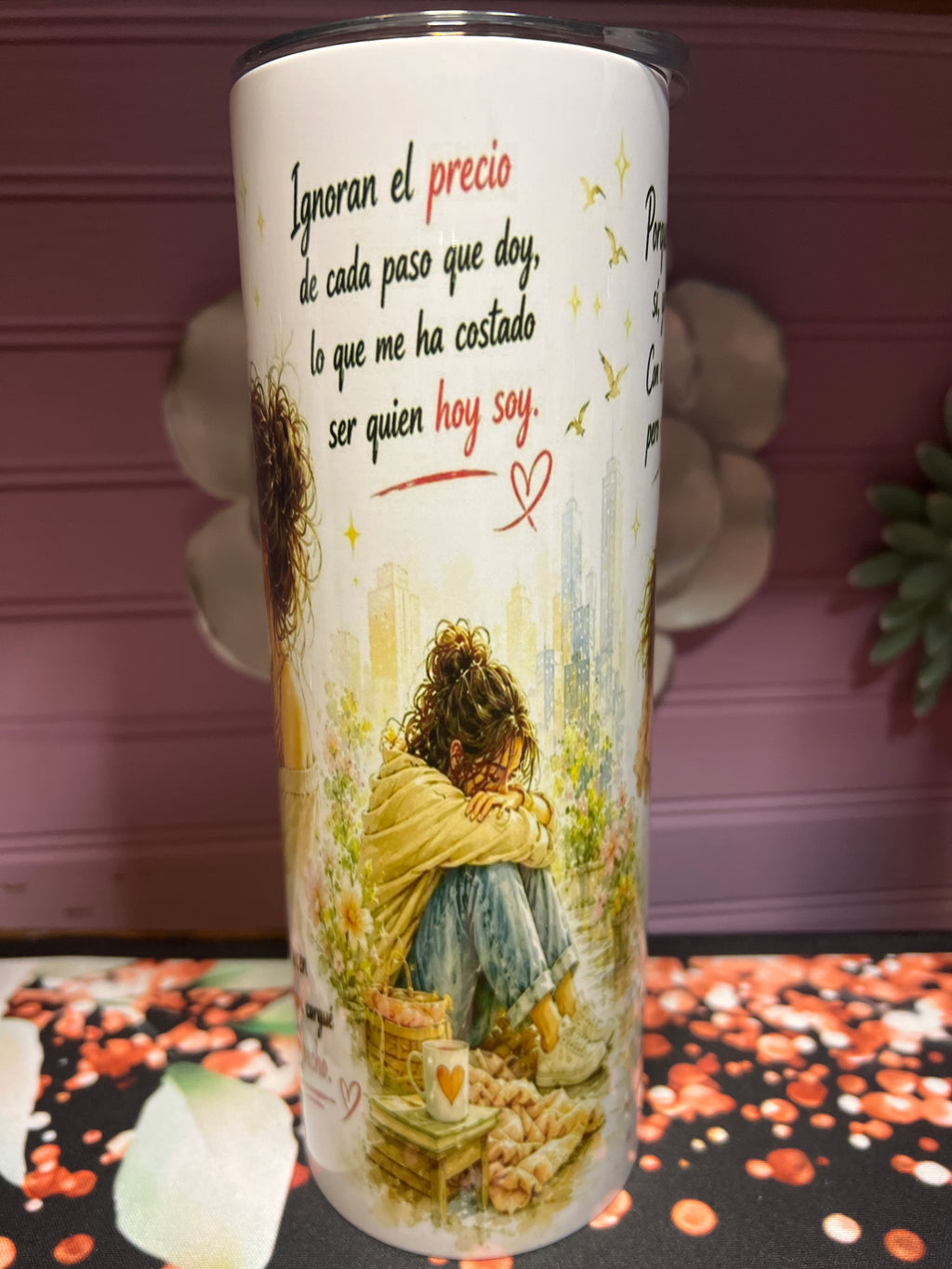 Salí de ahí tumbler 20 oz
