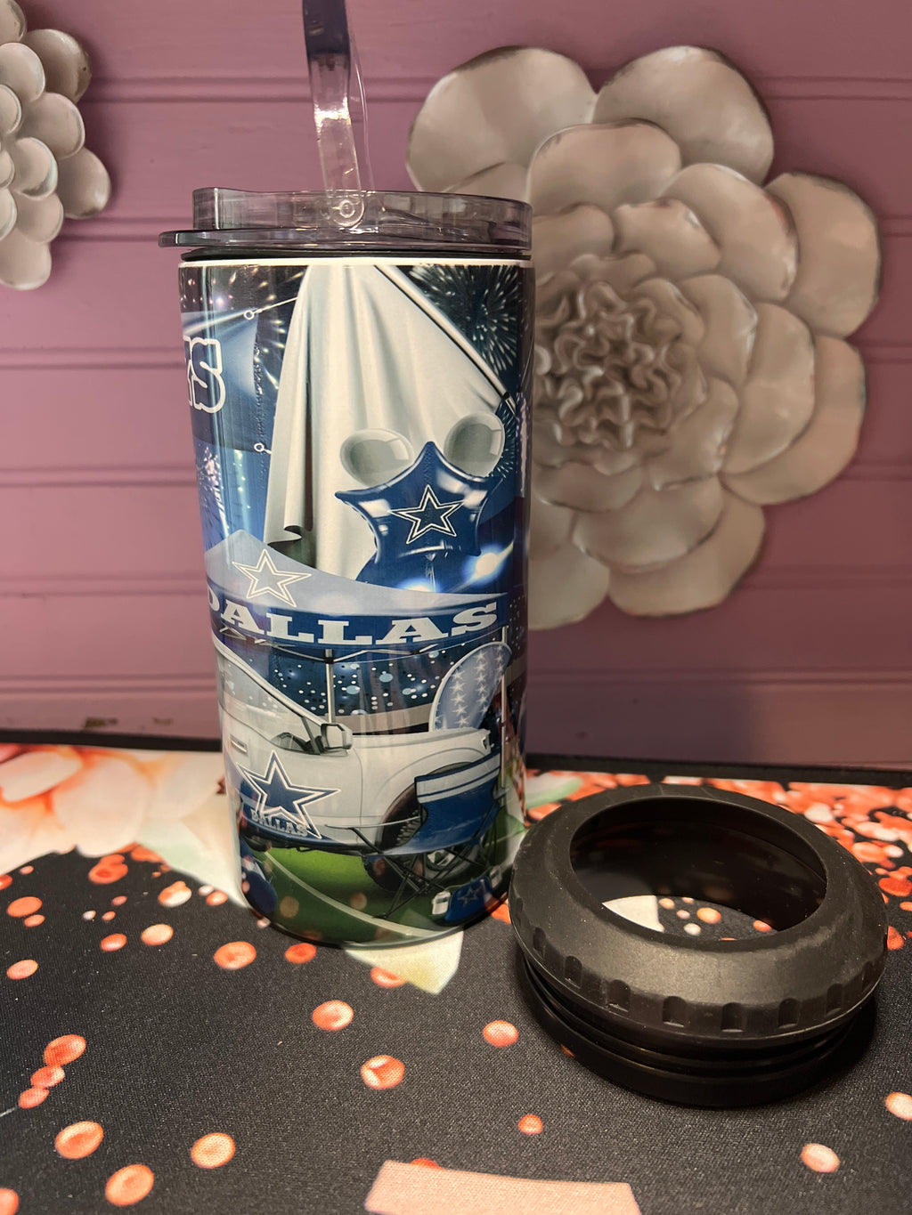 Cowboys tumbler 16 oz 4 in 1