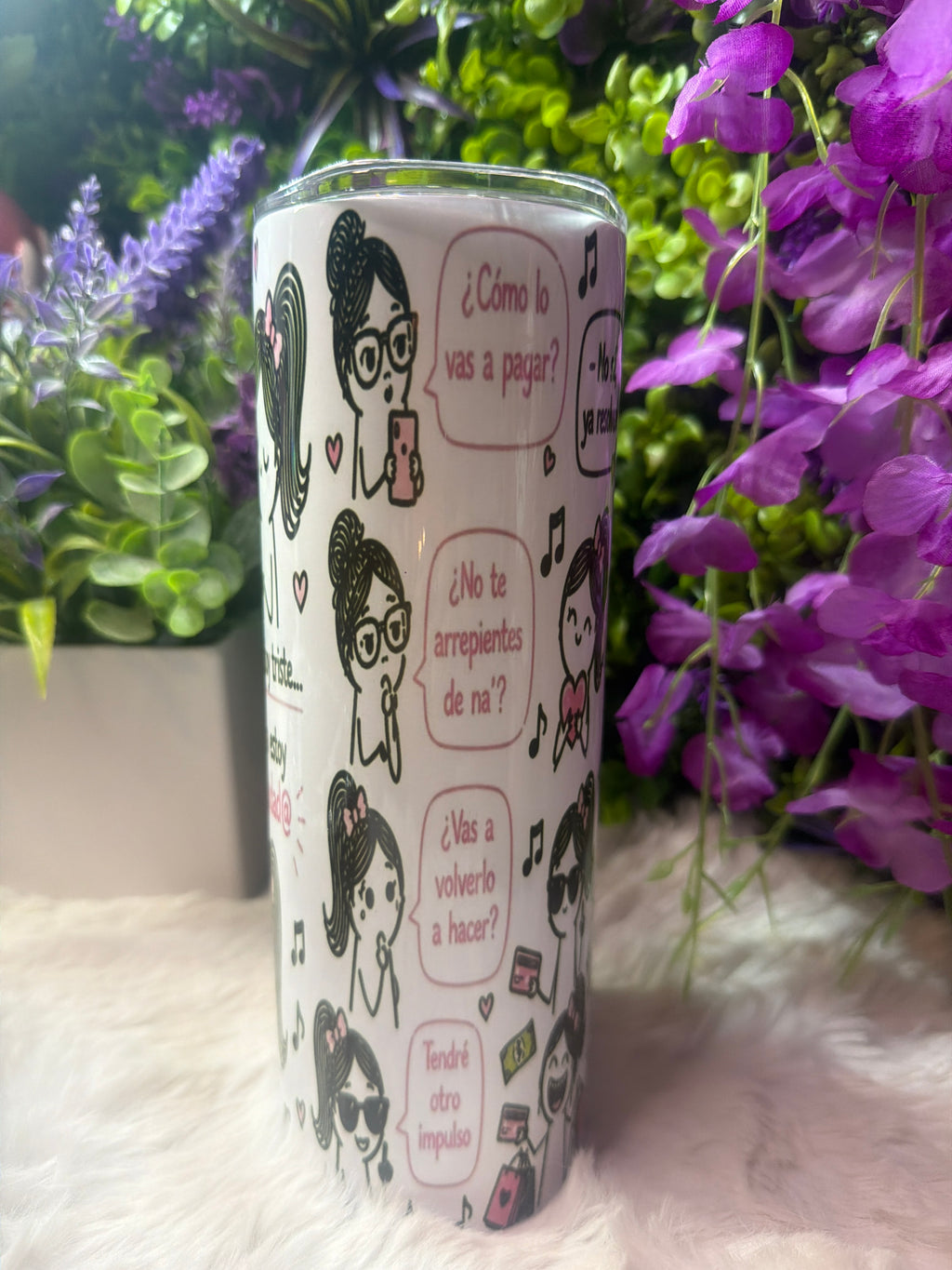 Estaba triste tumbler 20 oz