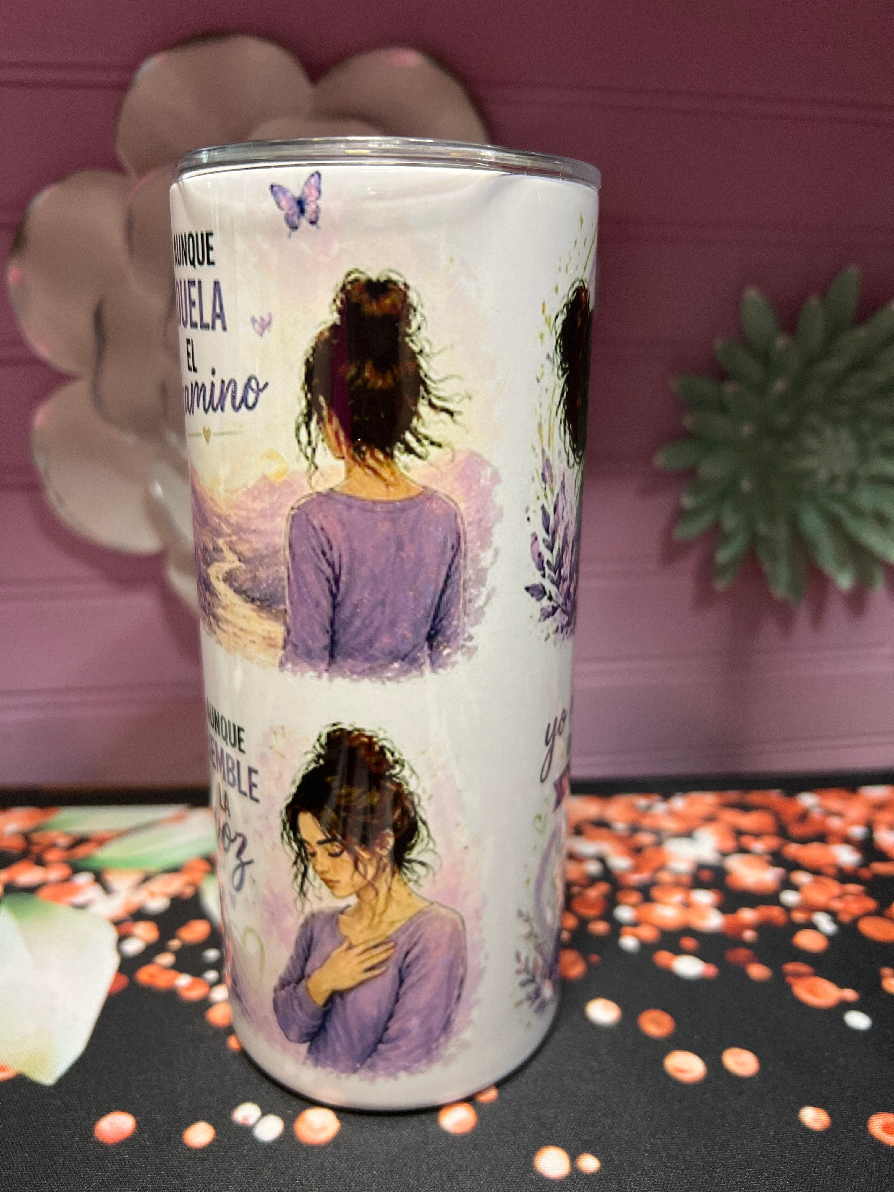 Nací para ser yo tumbler 15 oz