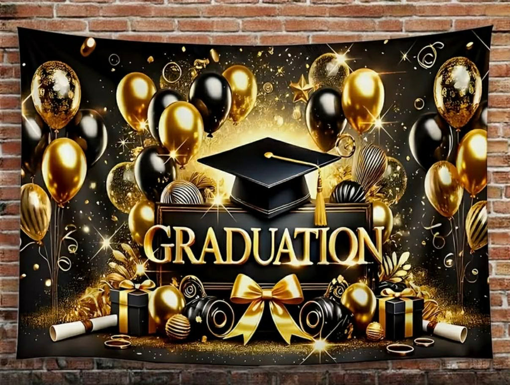 Graduation Letrero de tela 90”x70”