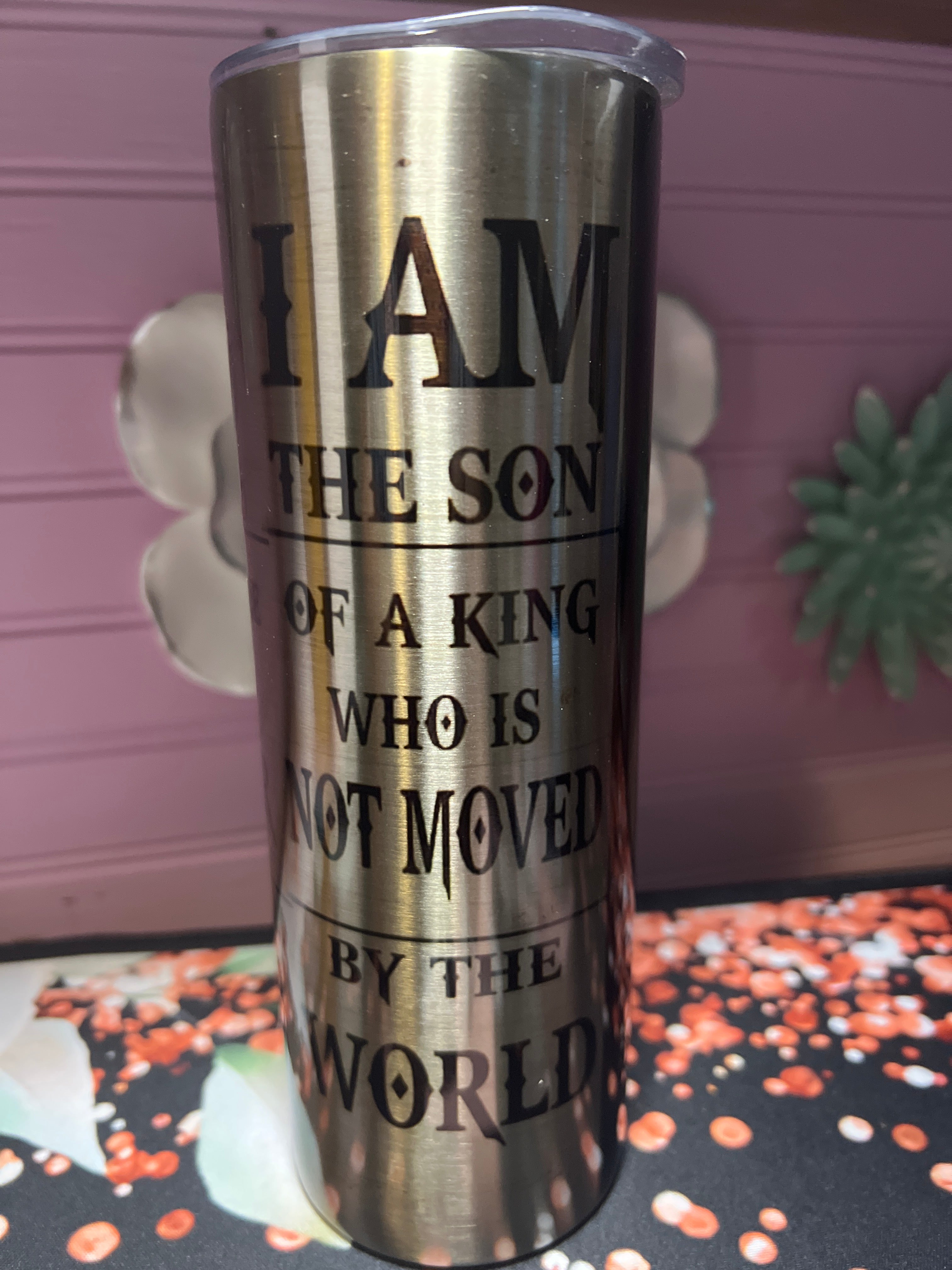 For My God Is With Me And acero inoxidable 20 oz