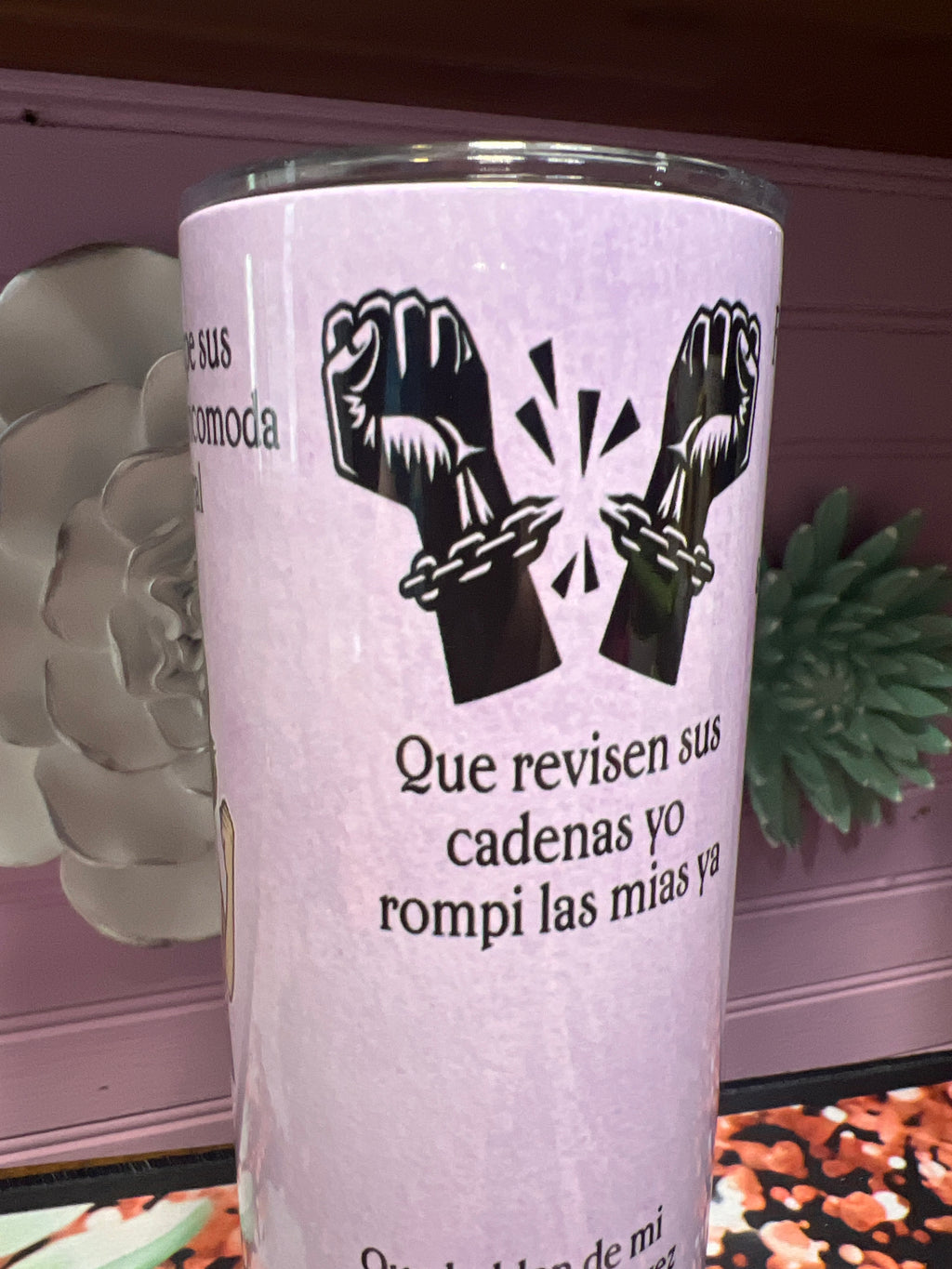 Que Hablen De Mi tumbler 20 oz