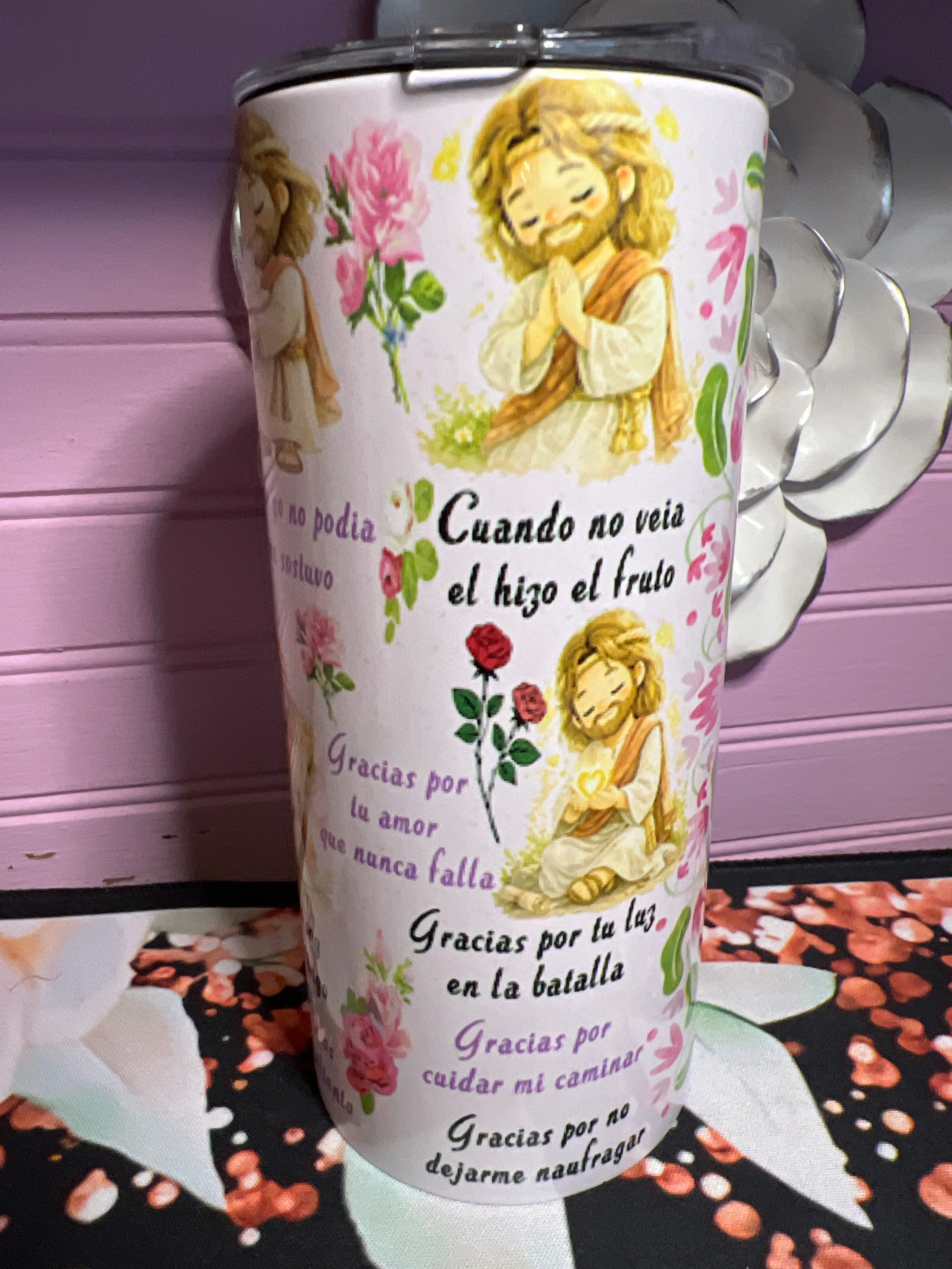 El deseo de Dios tumbler 15 oz.