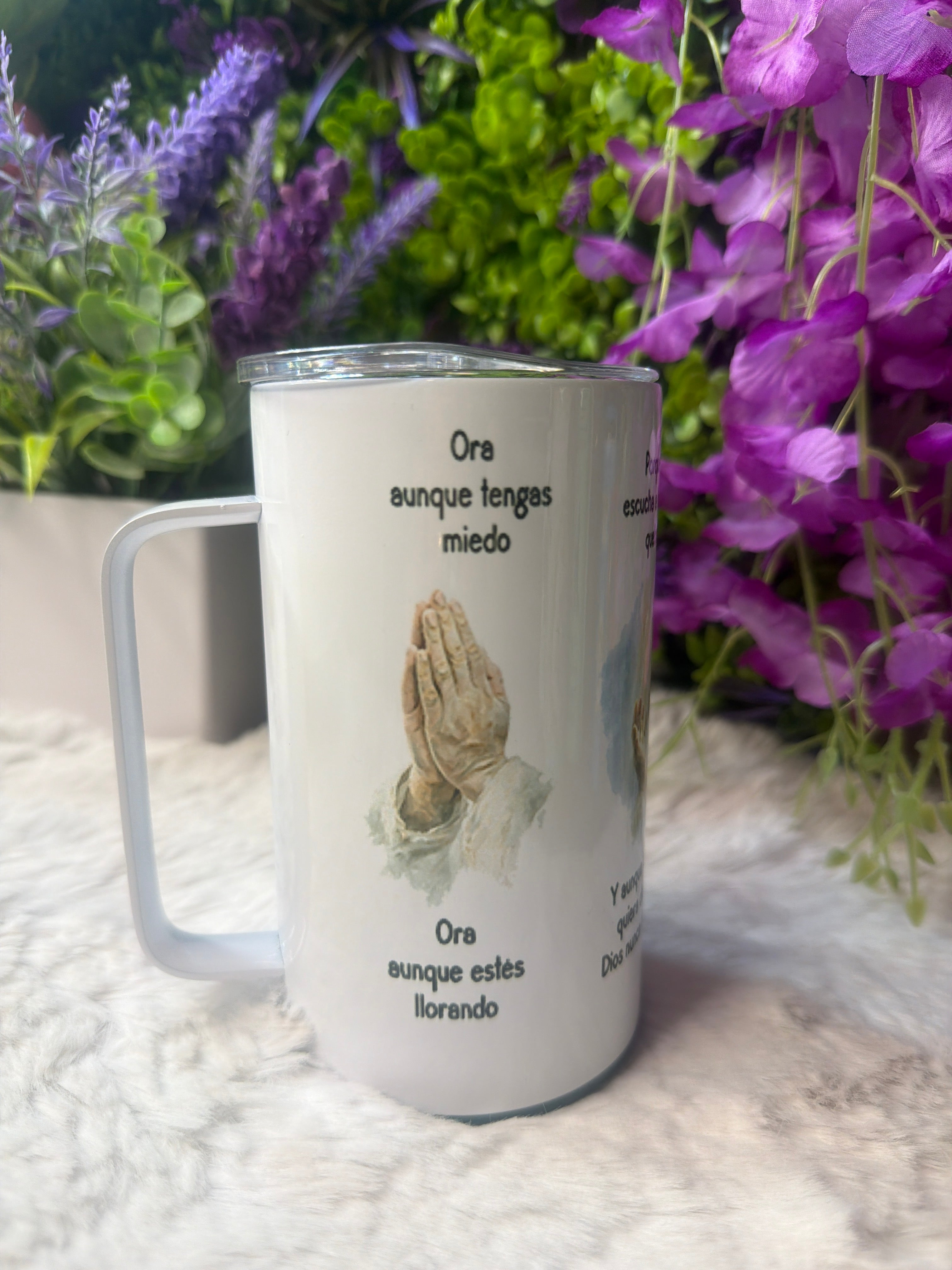 Hay poder en la oración taza 14 oz