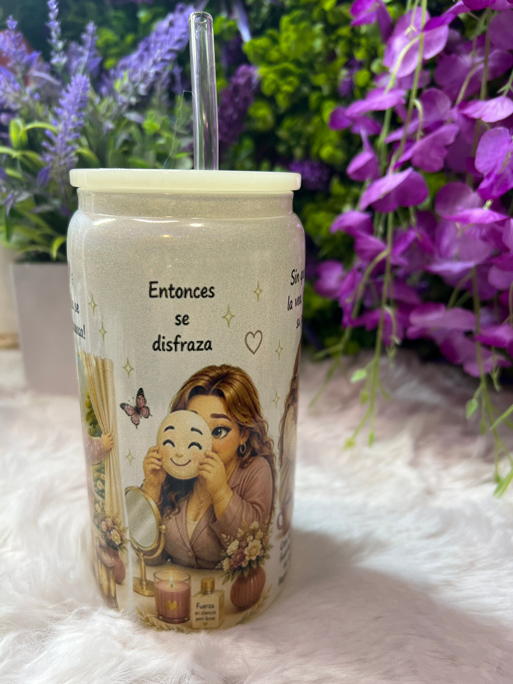À la niña que fui glass cup 16 oz