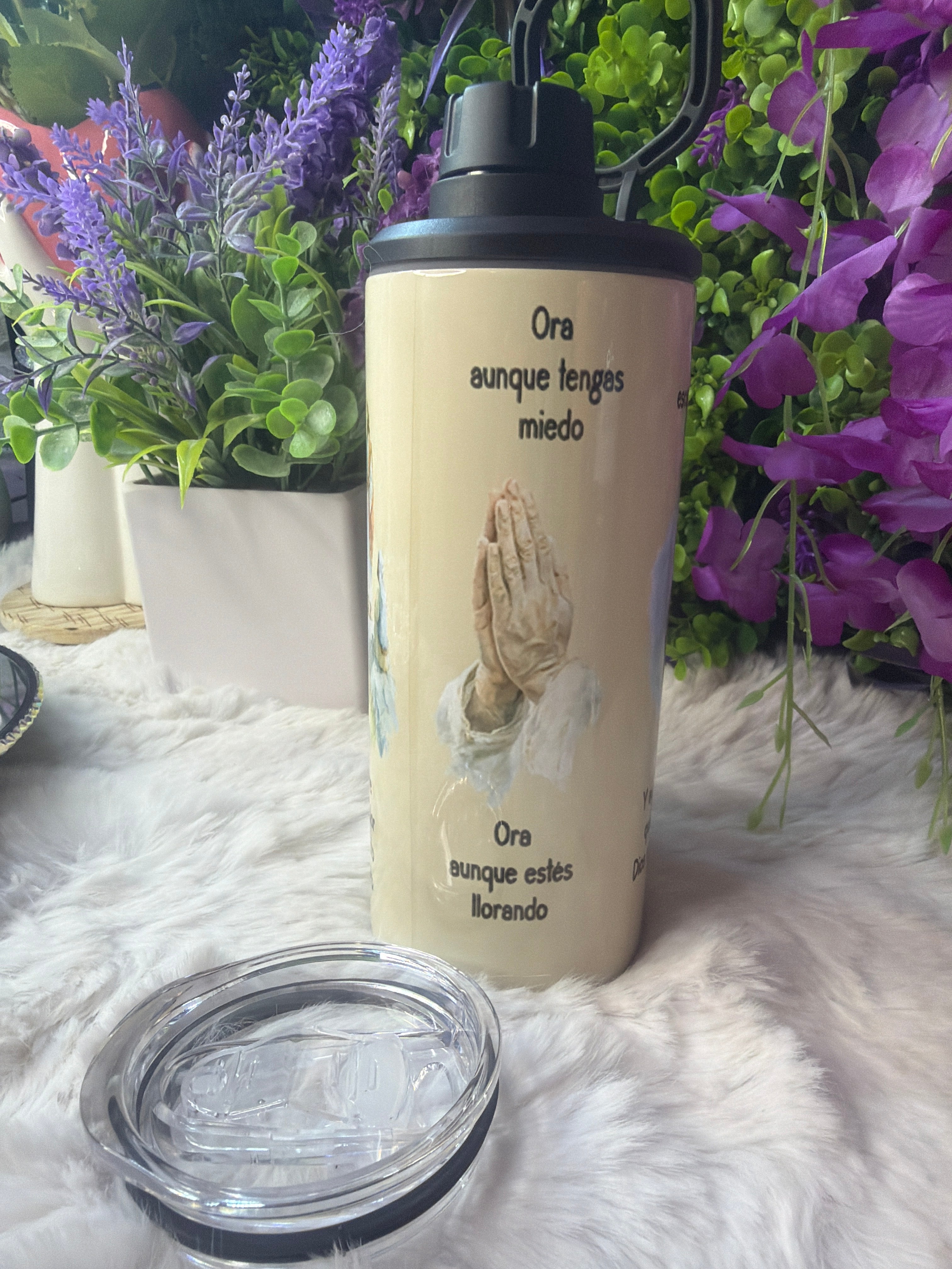 Hay poder en la oración tumbler 15 oz 2 in 1