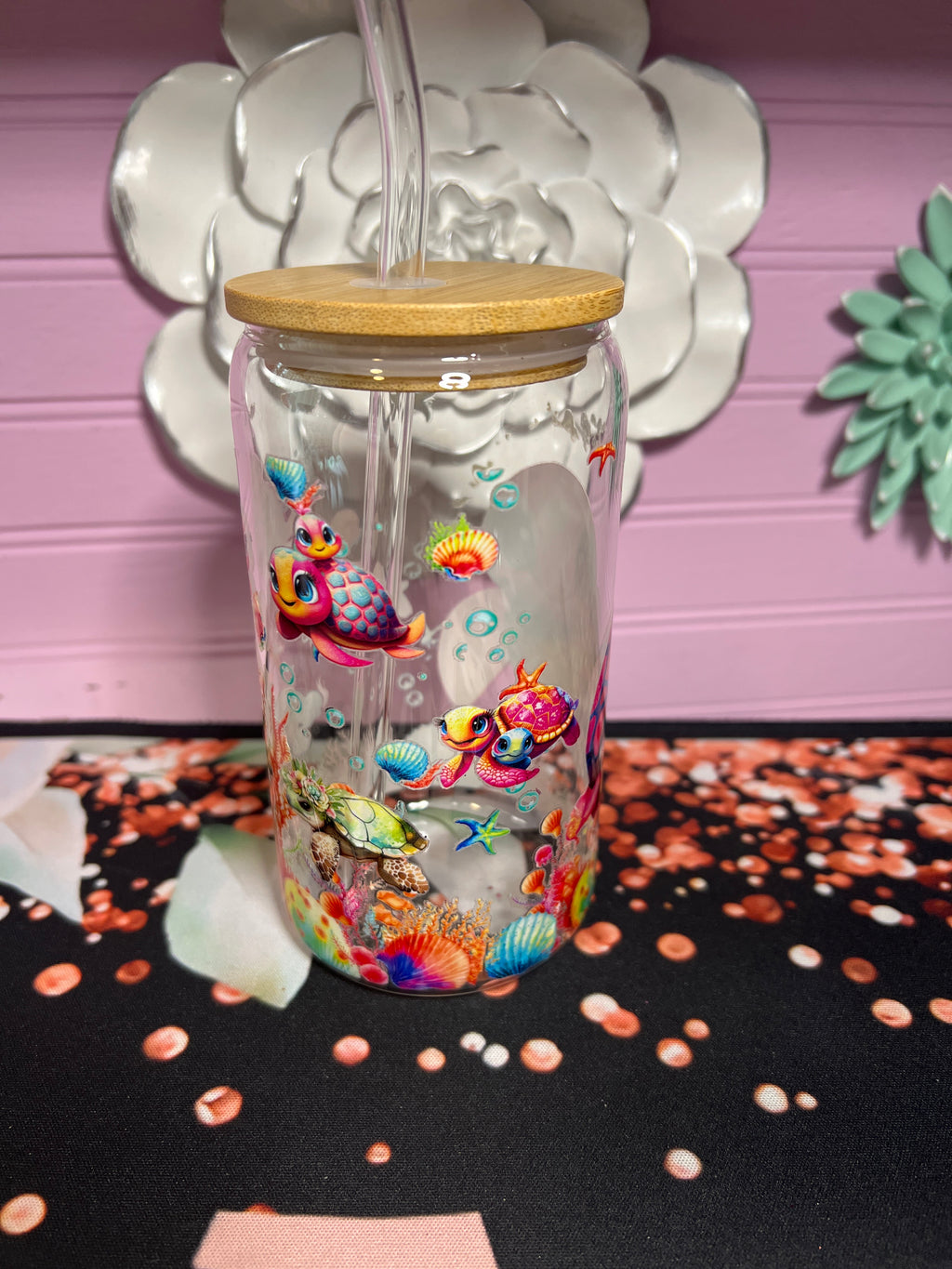 Glass cup 16oz