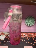 Hello Kitty frosted glass cup 17 oz