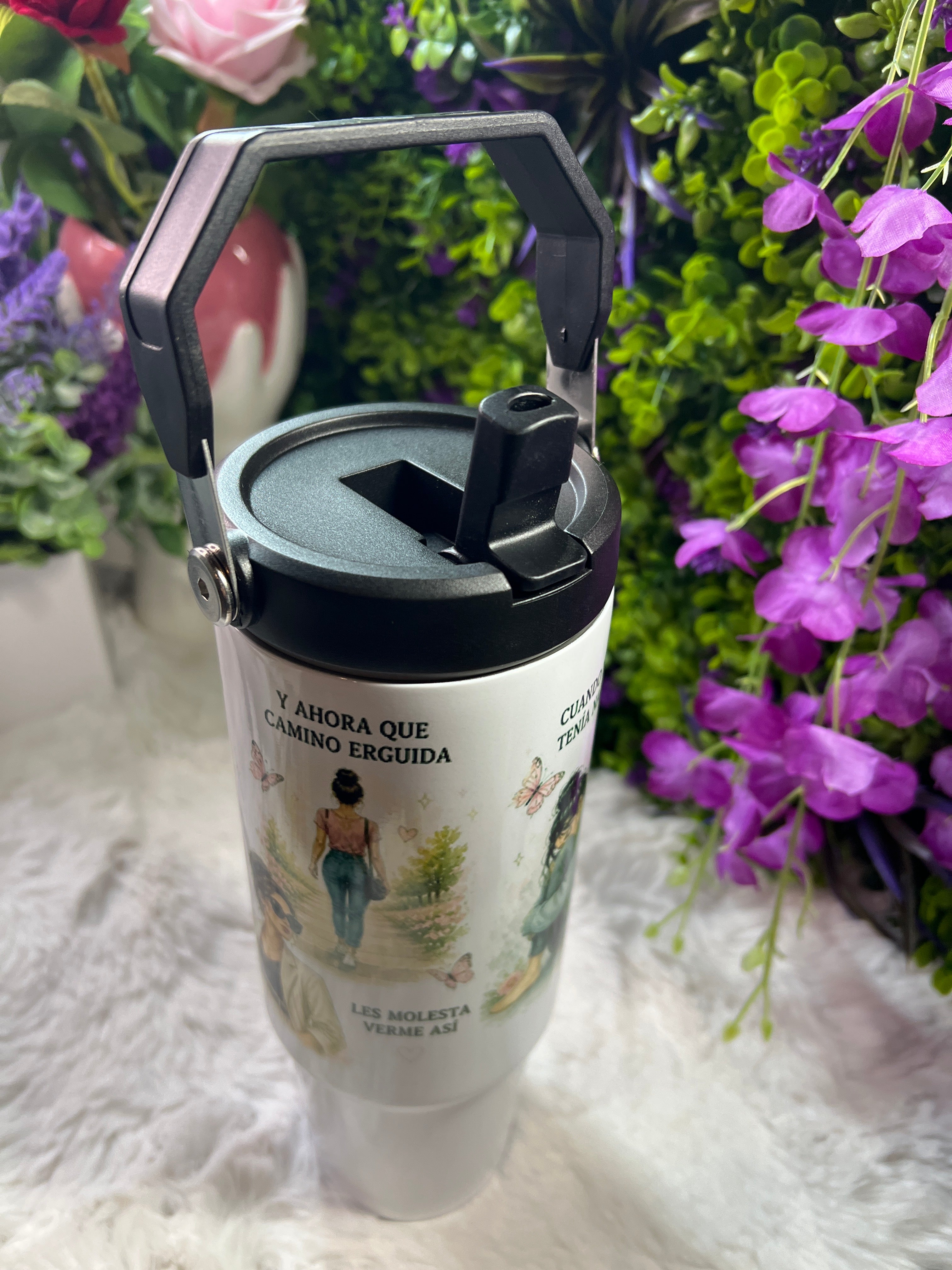 Que hablen de mí tumbler 30 oz