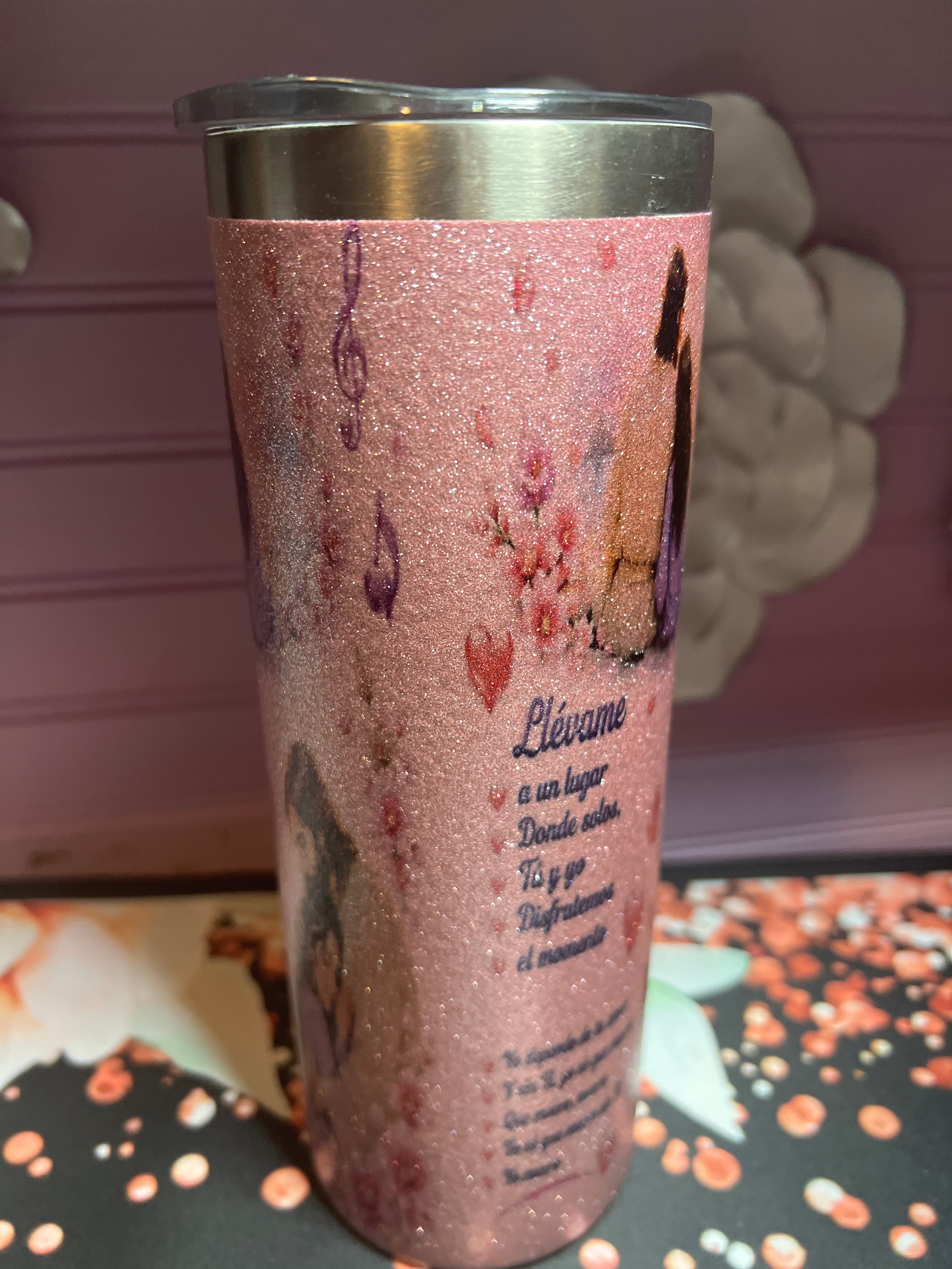 Pink tumbler 20 oz.
