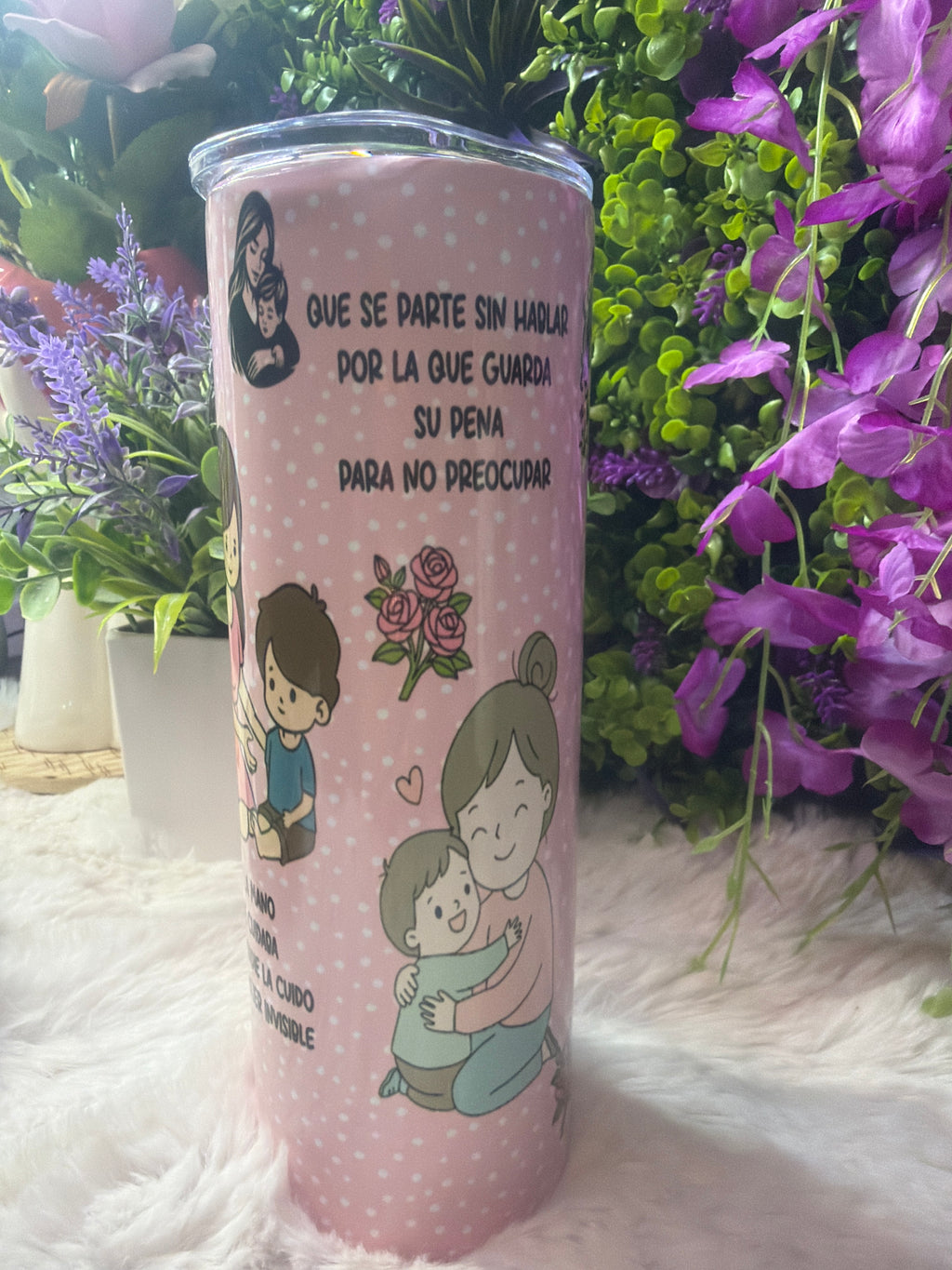 Sola se levantó tumbler 20 oz