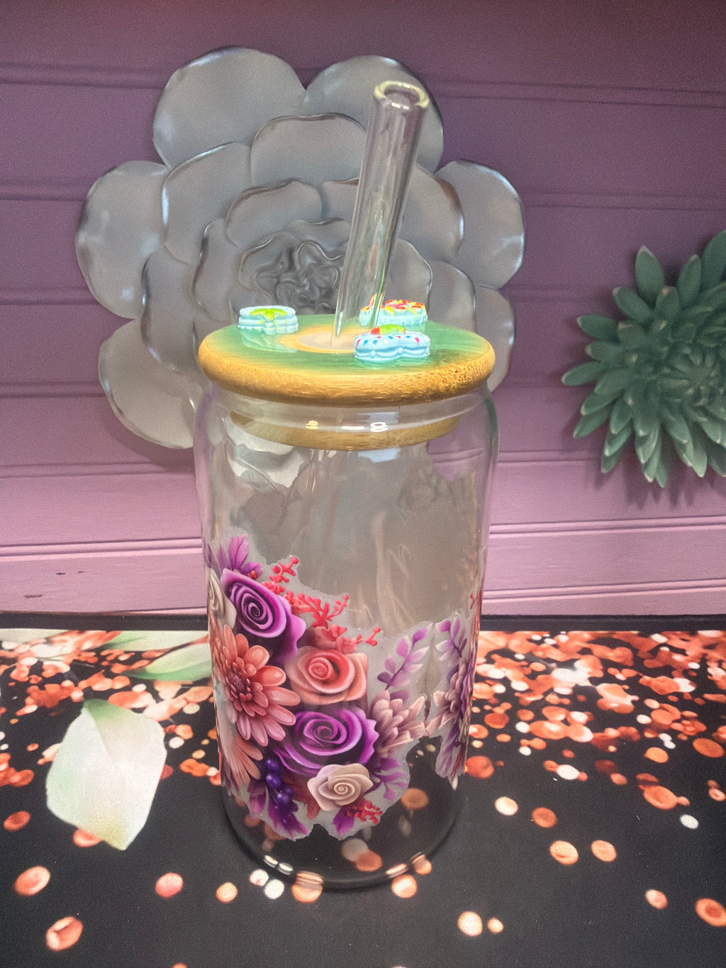 Stickers UV-DTF glass cup 16 oz