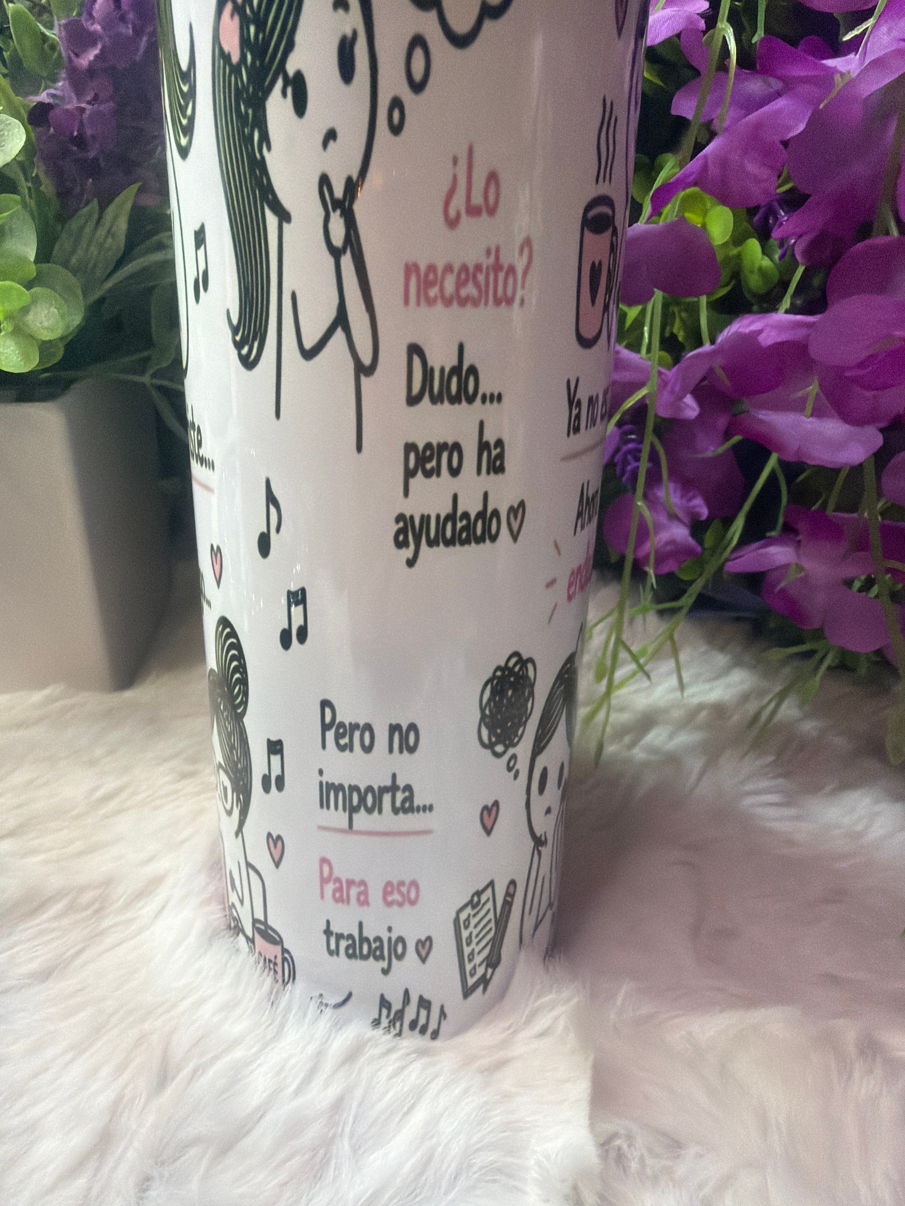 Estaba triste tumbler 20 oz