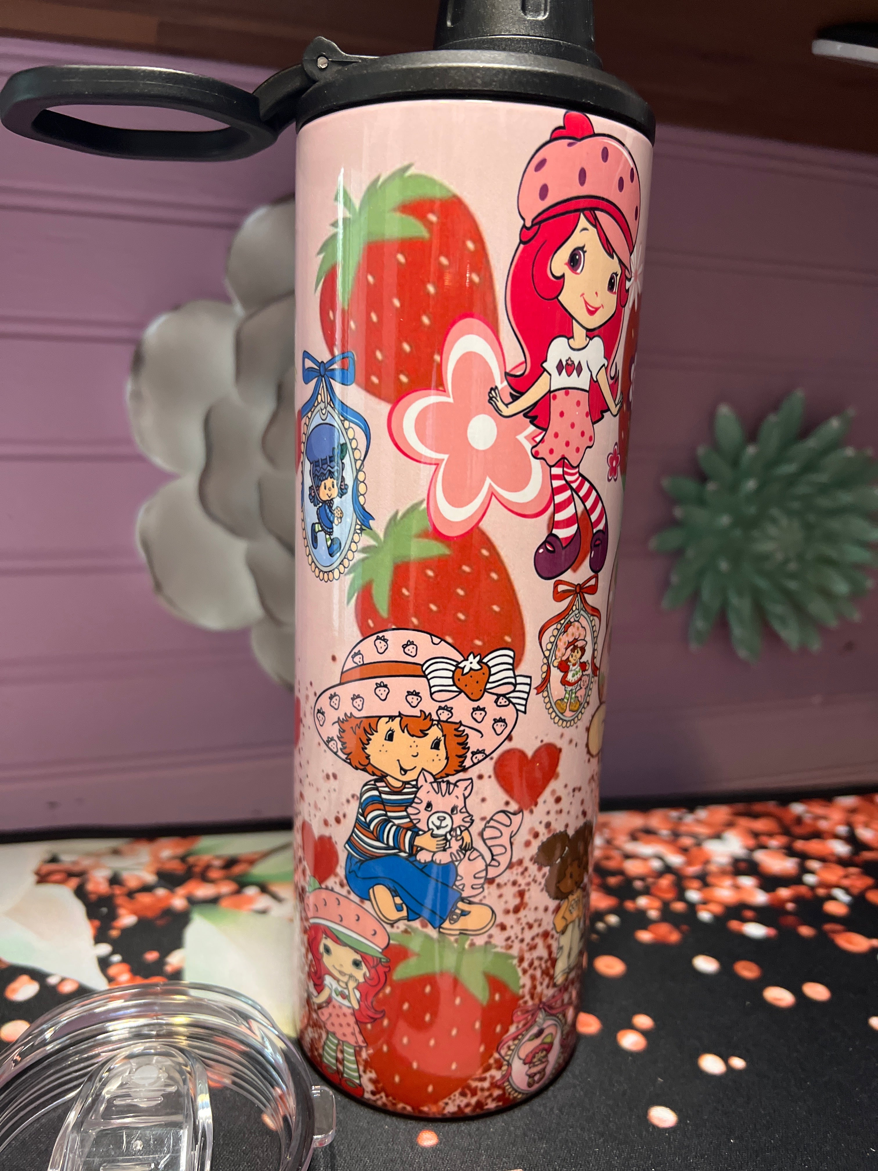 Rosa Fresita tumbler 20oz 2 in 1