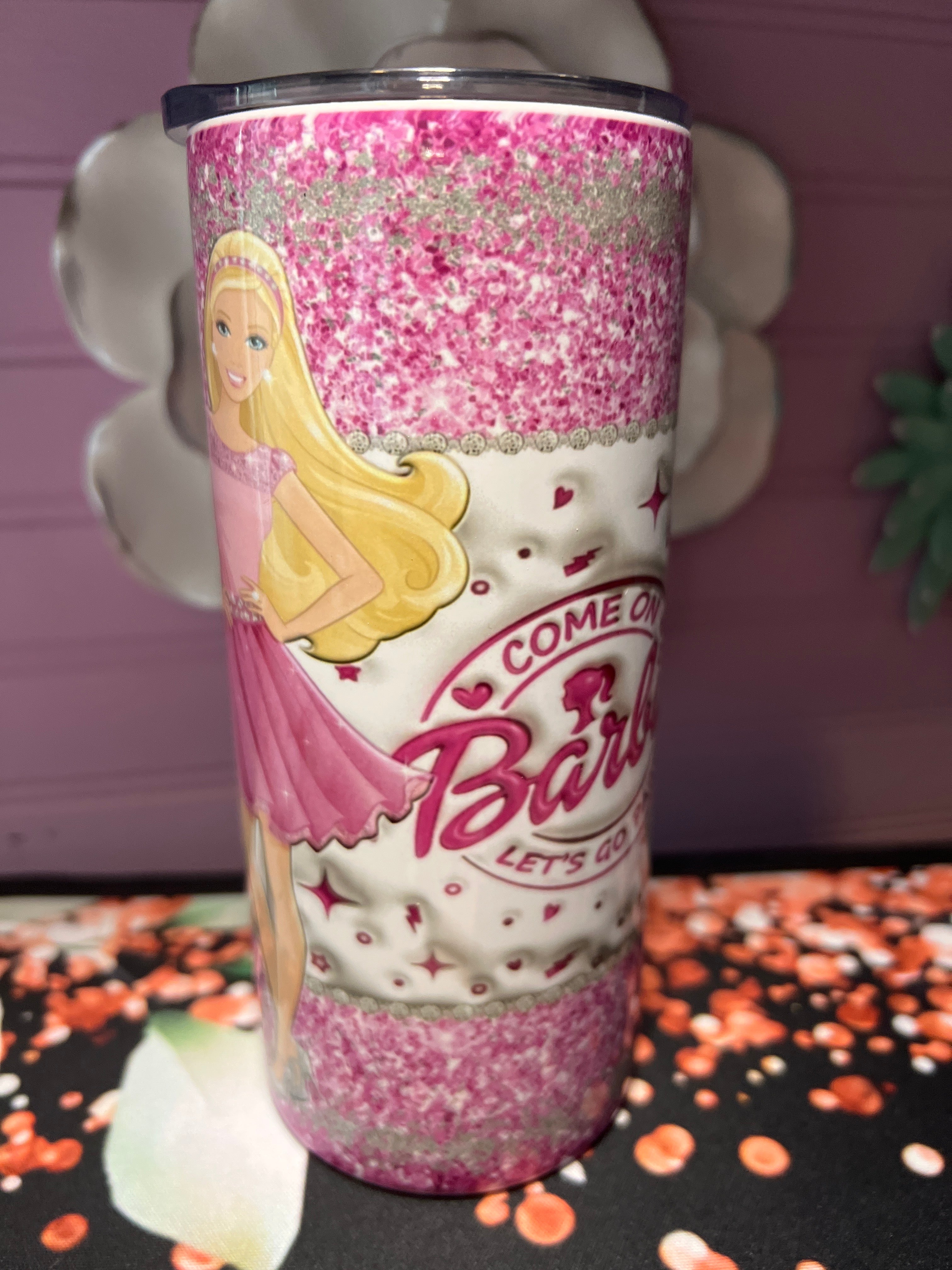 Barbie tumbler 15 oz