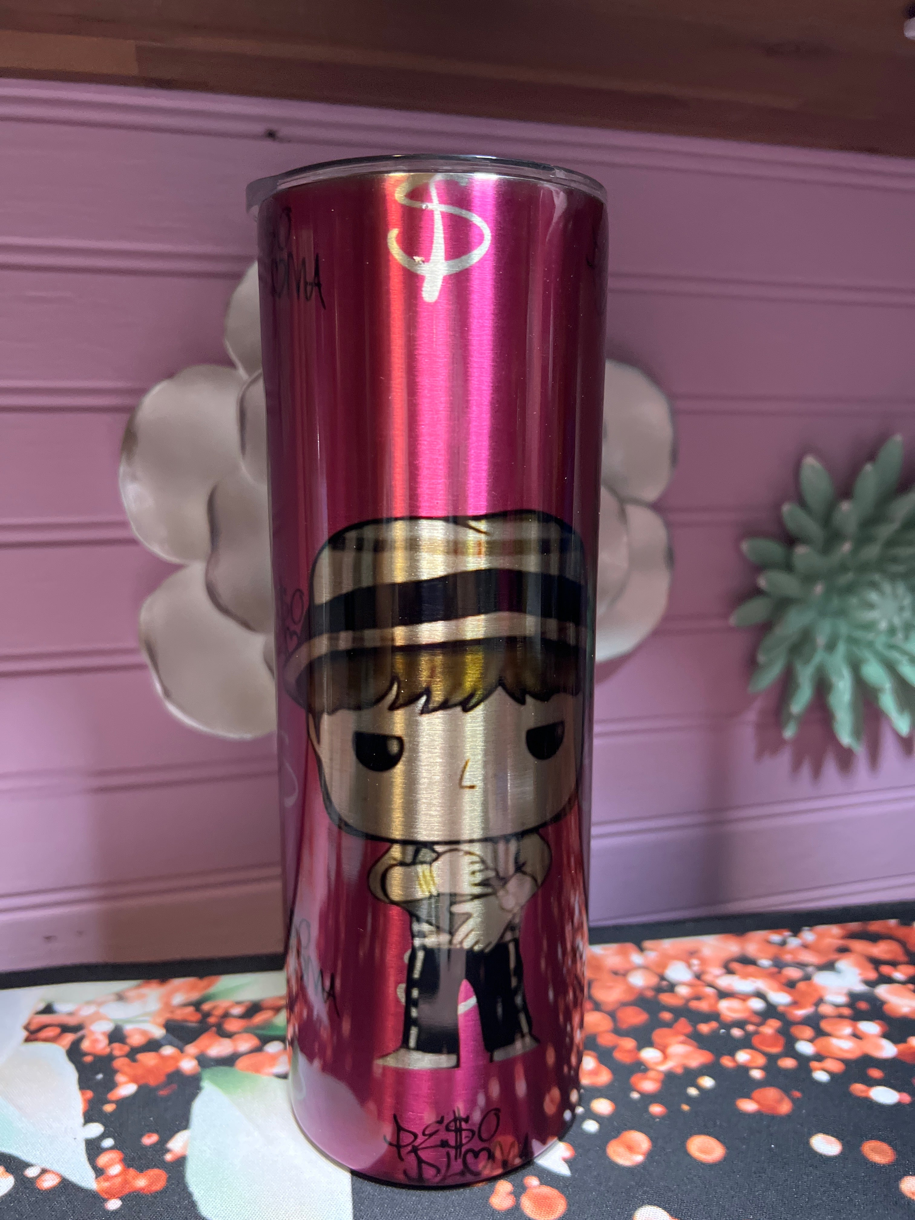 Peso pluma tumbler 20 oz acero inoxidable