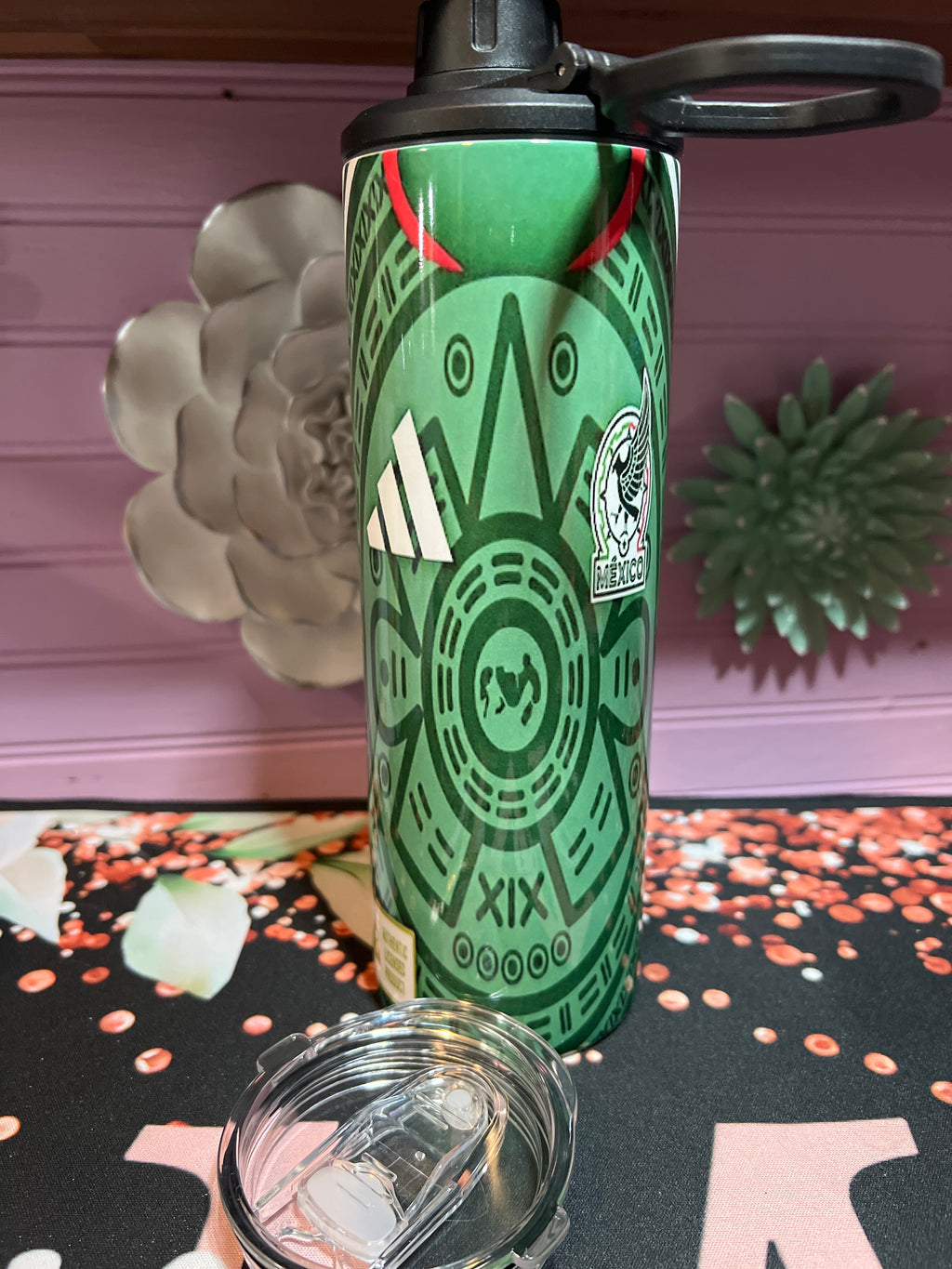 Tumbler 20oz 2 In 1 con doble tapa MÉXICO