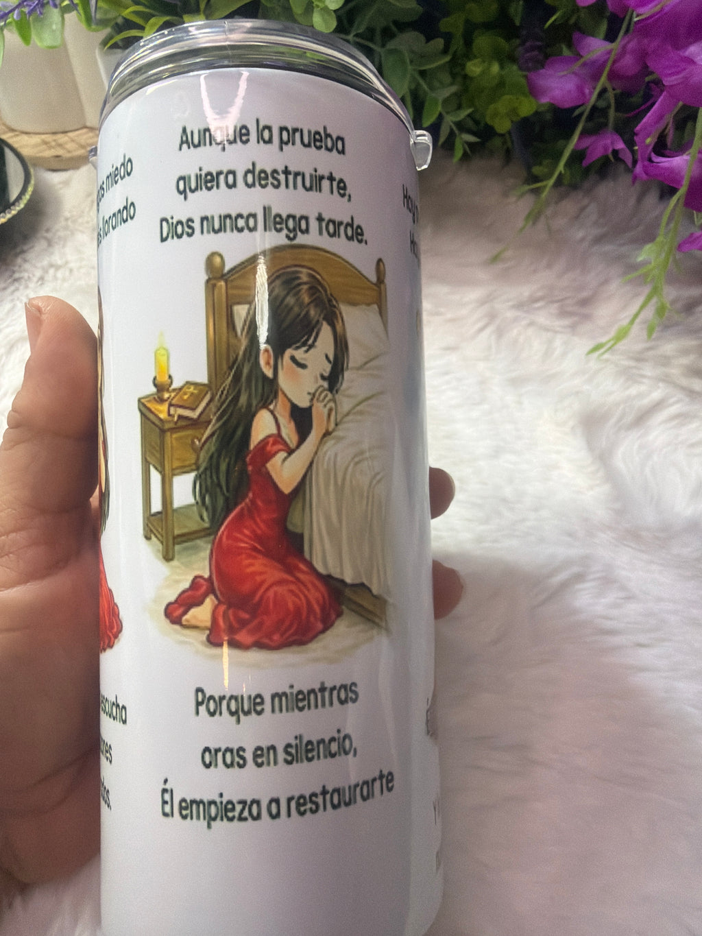Hay poder en la oración tumbler 15 oz 2 in 1