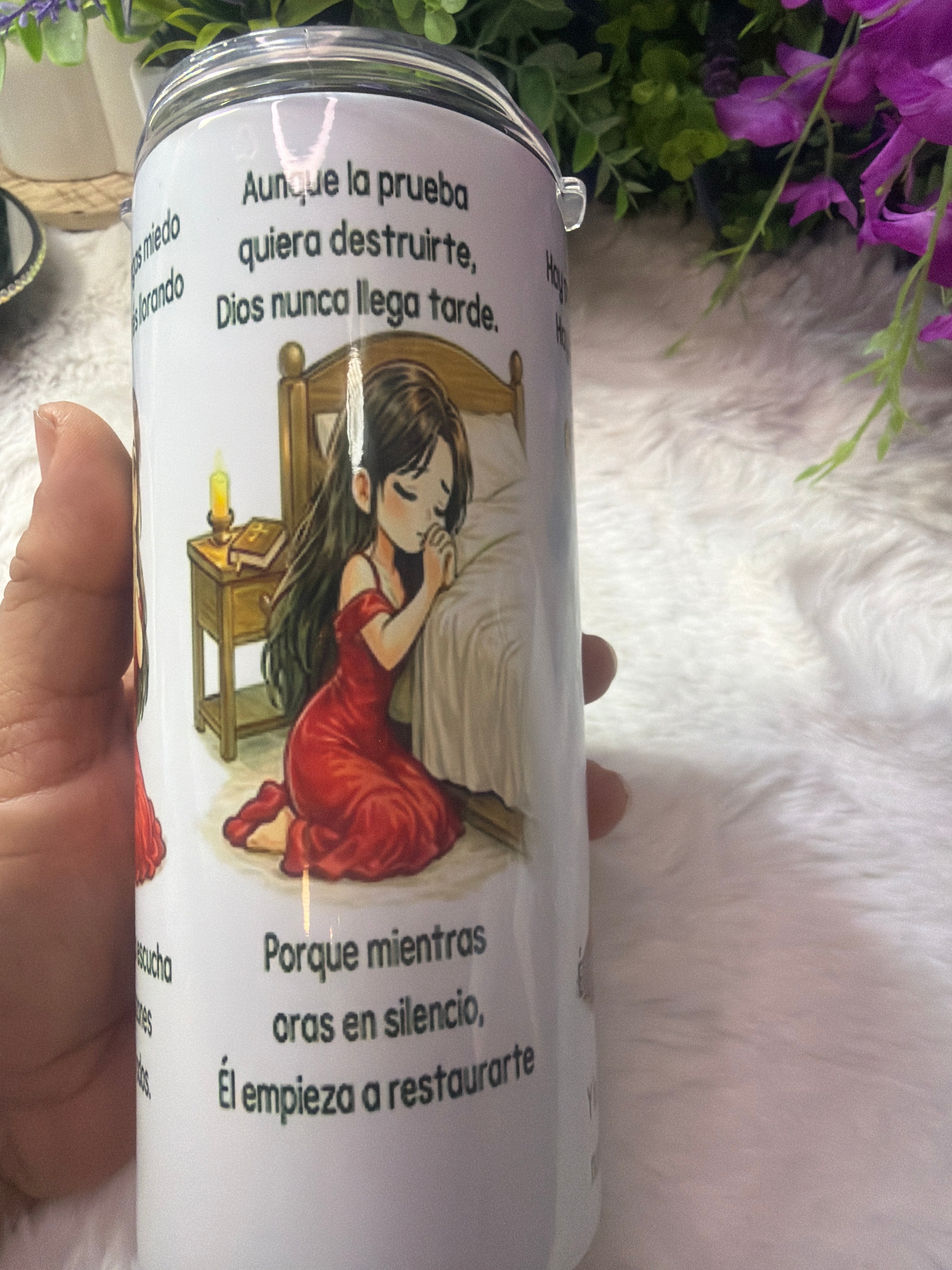 Hay poder en la oración tumbler 15 oz 2 in 1