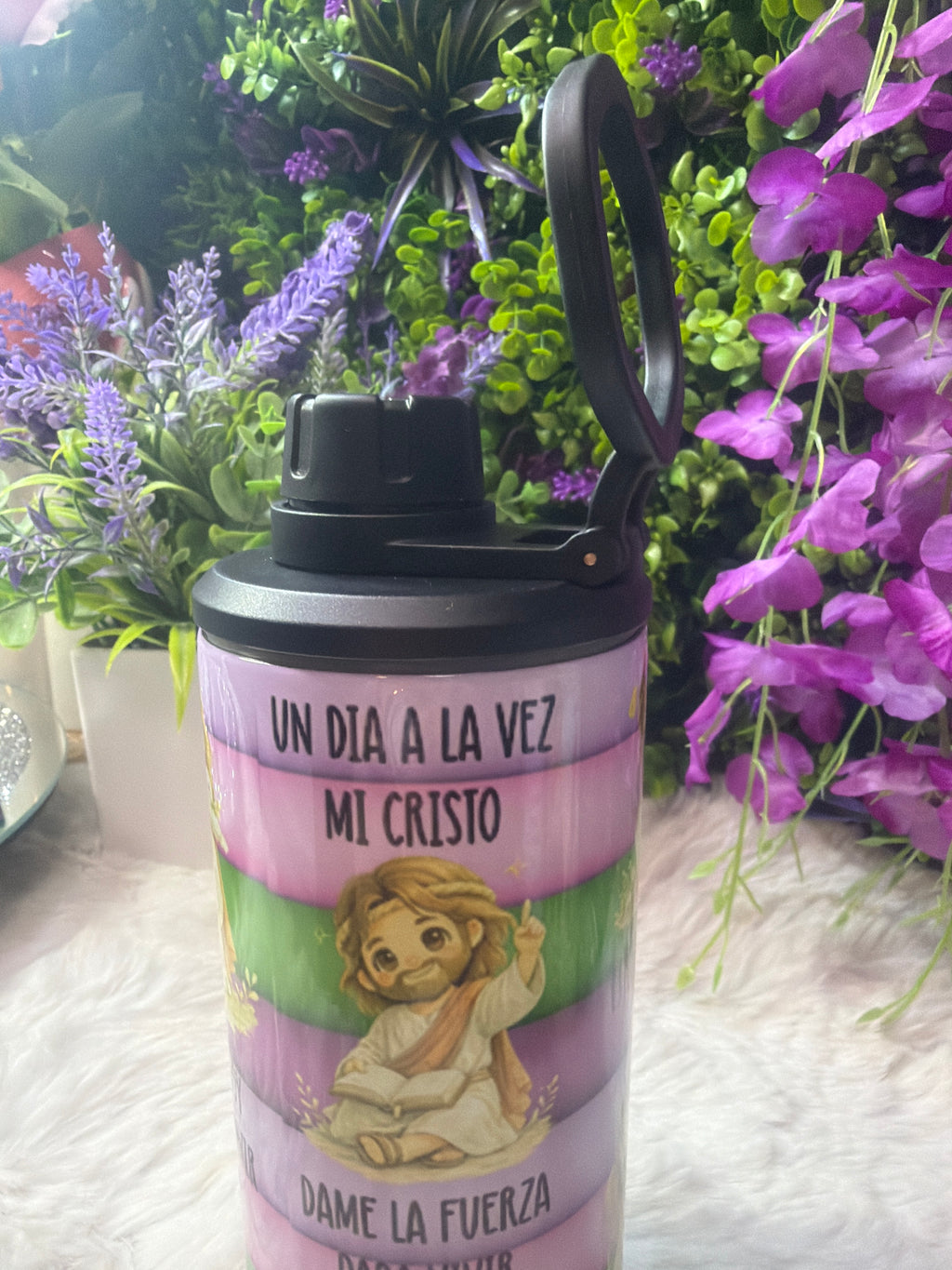 Un día a la vez tumbler 15 oz