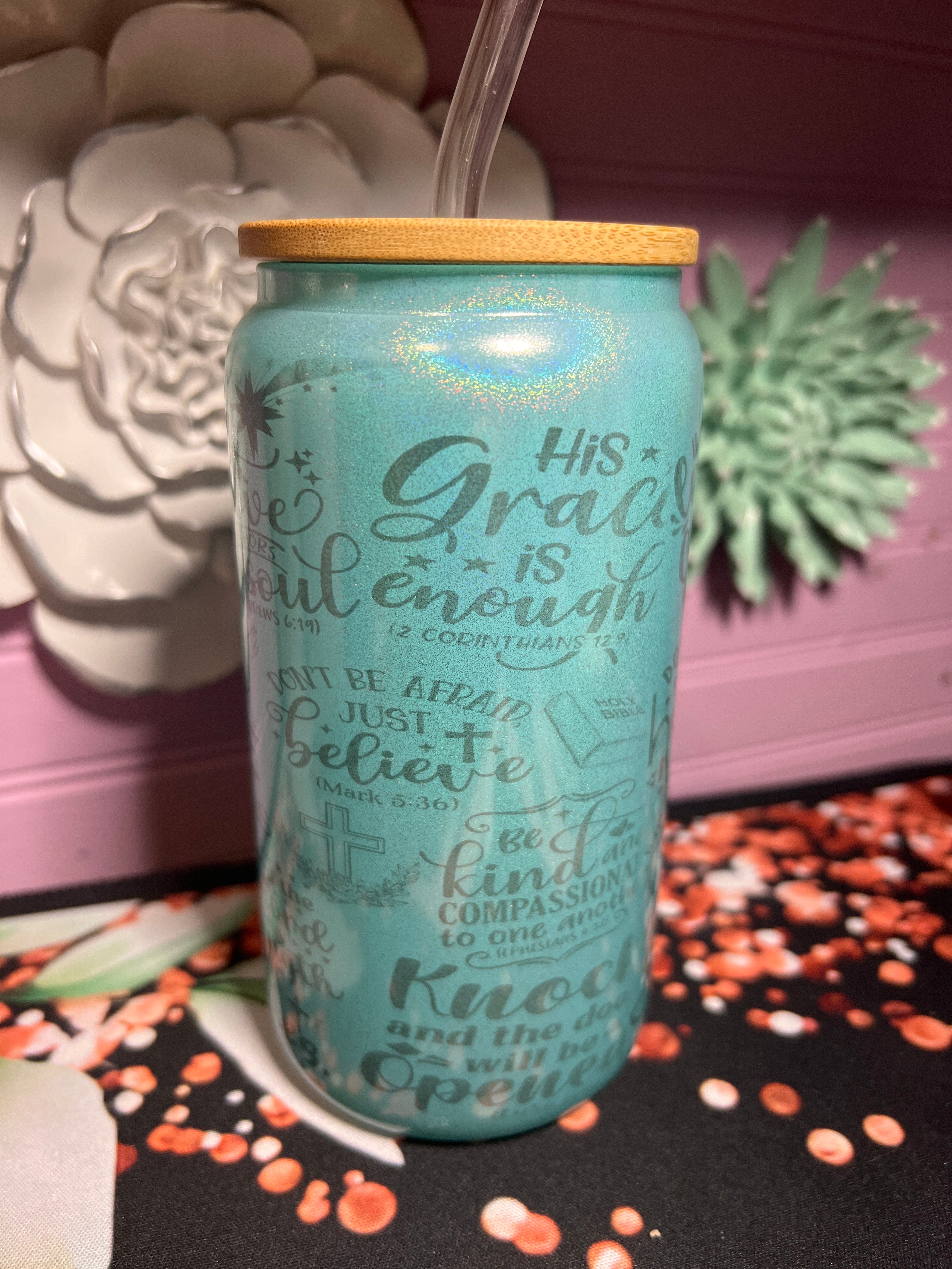 Glass cup 16oz