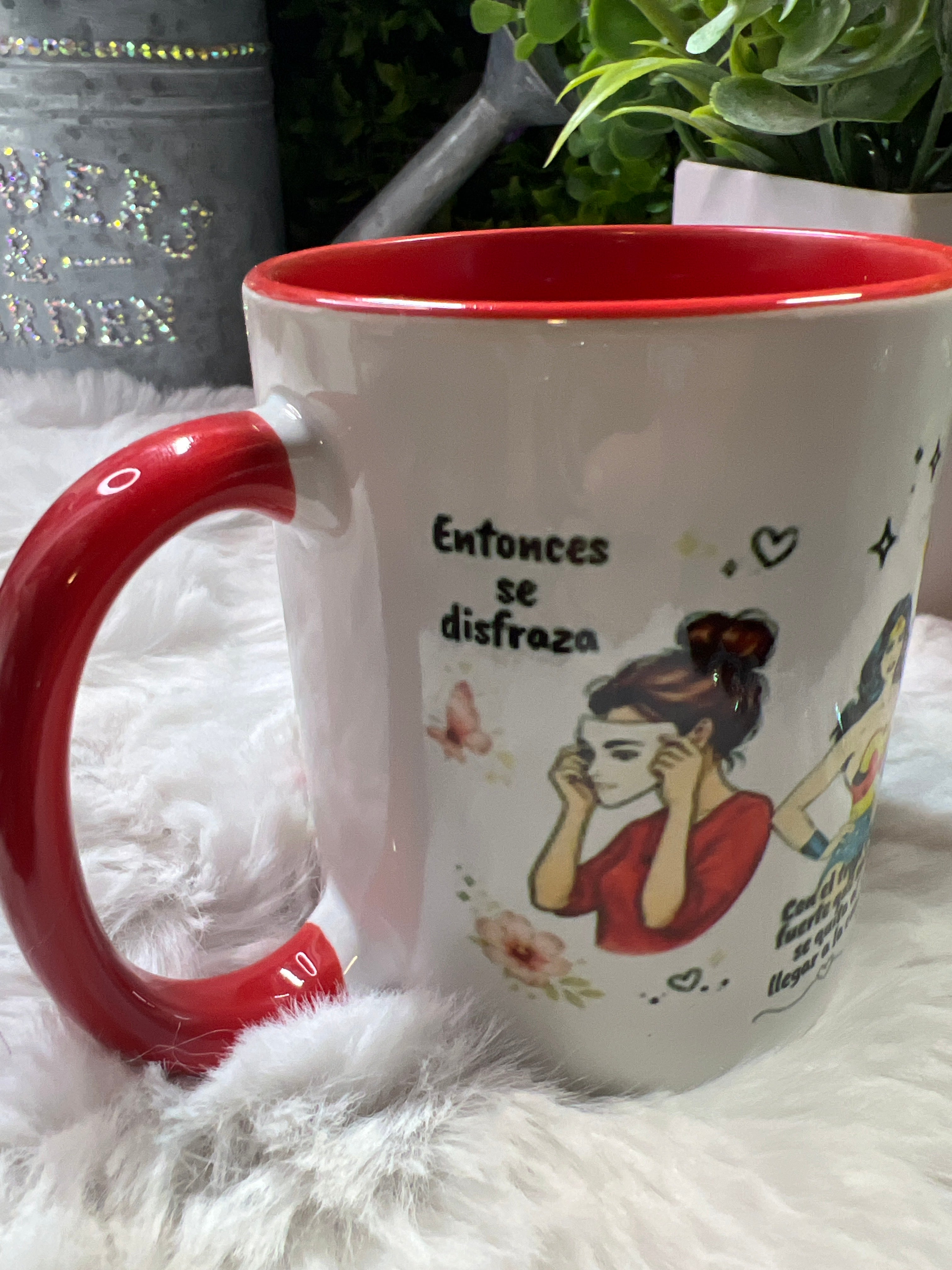 À la niña que fui taza roja 11 oz