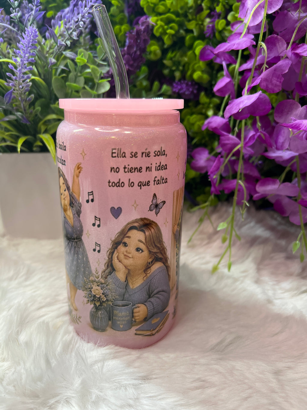 À la niña que fui glass cup 16 oz