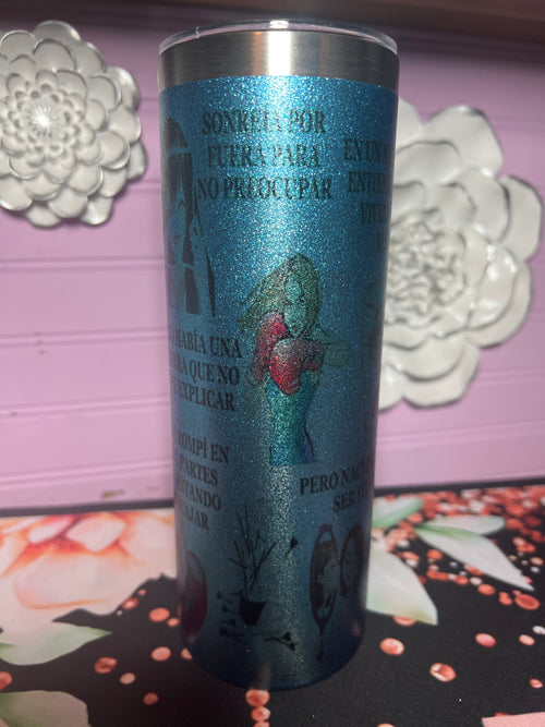 Blue tumbler 20 oz