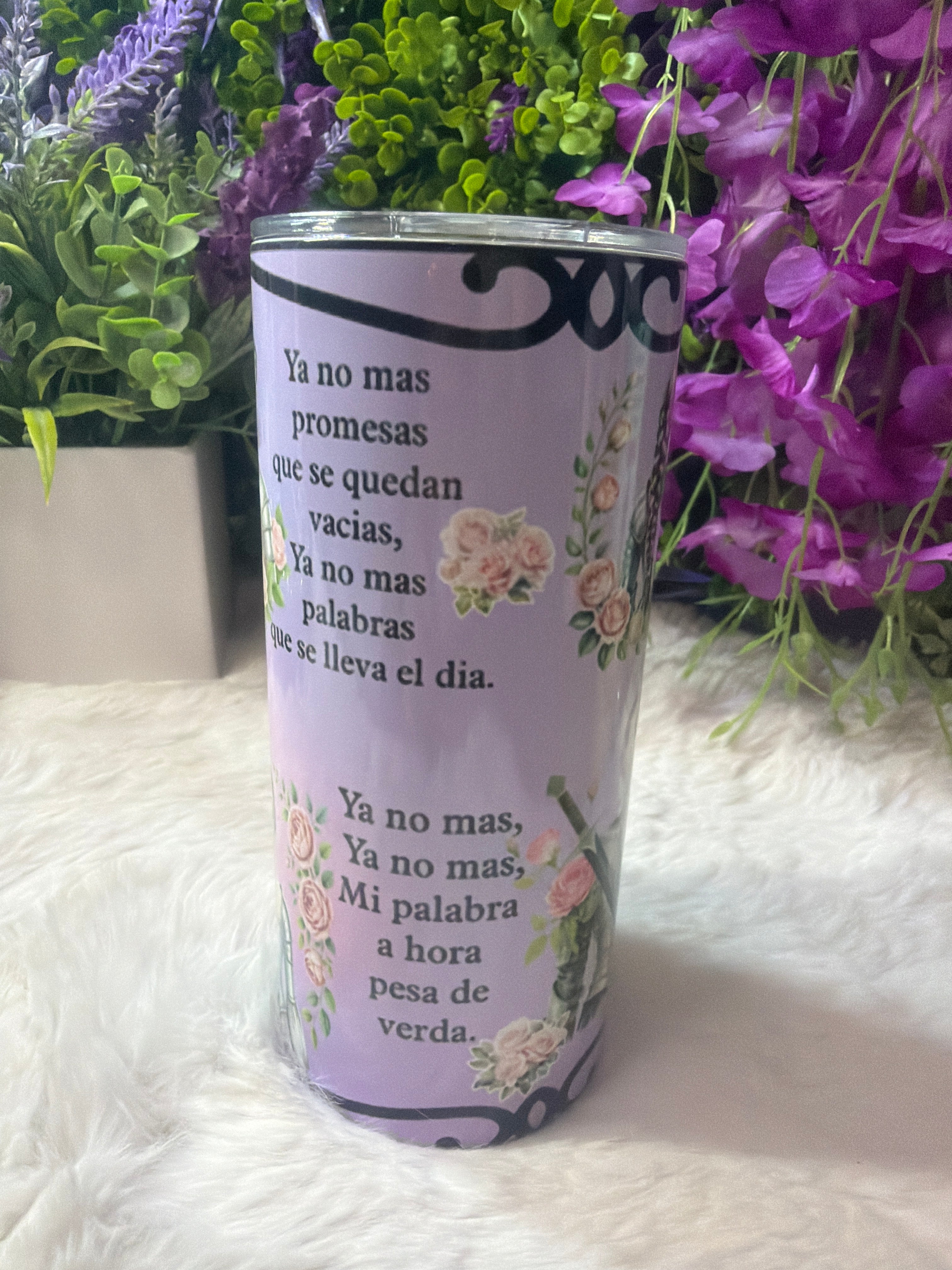 Me lo debo tumbler 15 oz