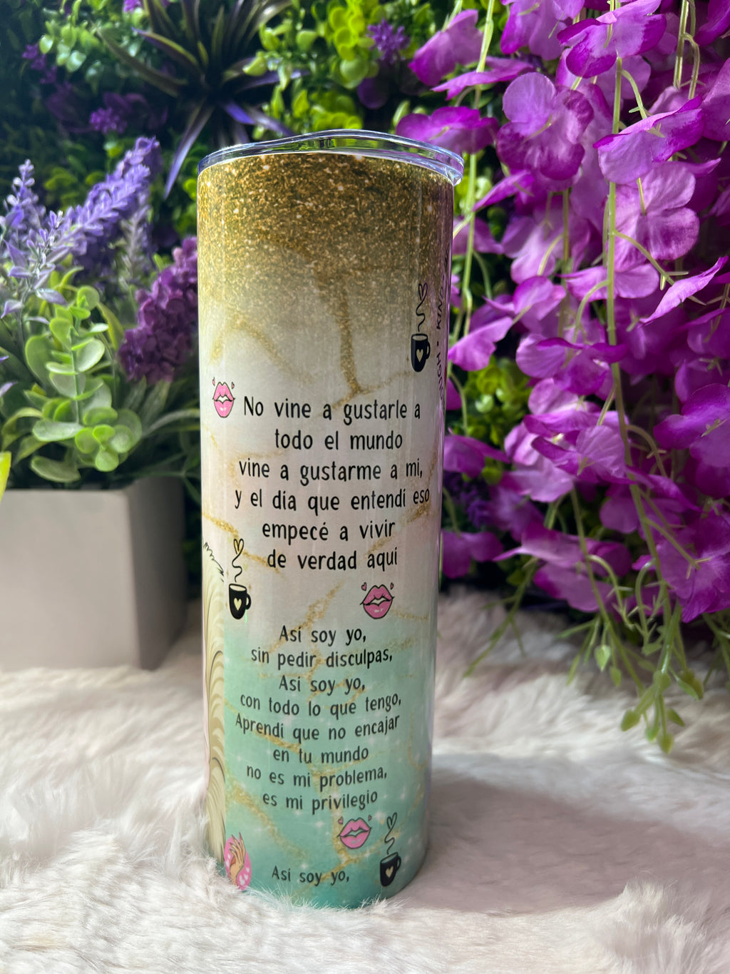 Así soy yo tumbler 20 oz