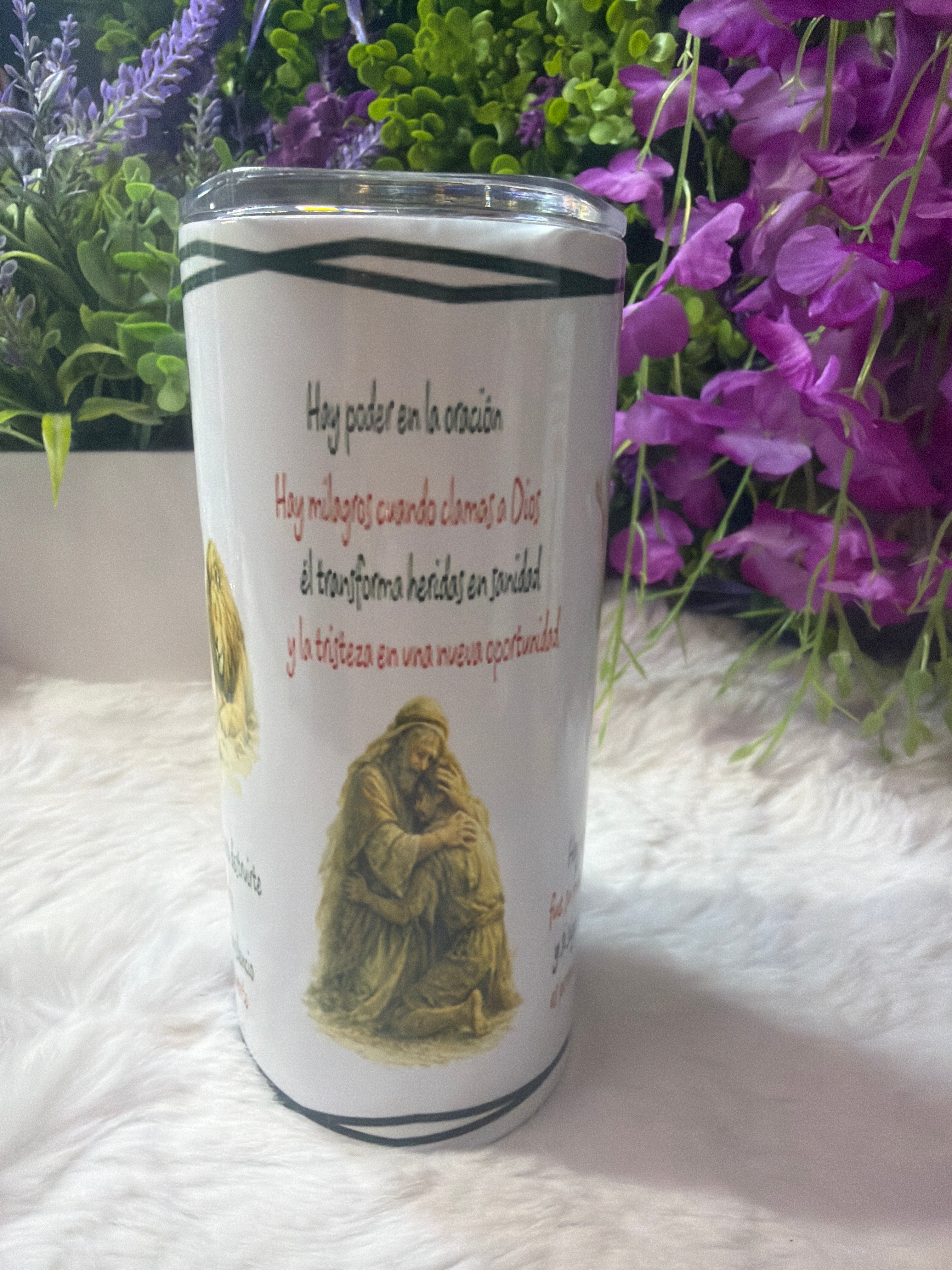 Hay poder en la oración tumbler 15 oz