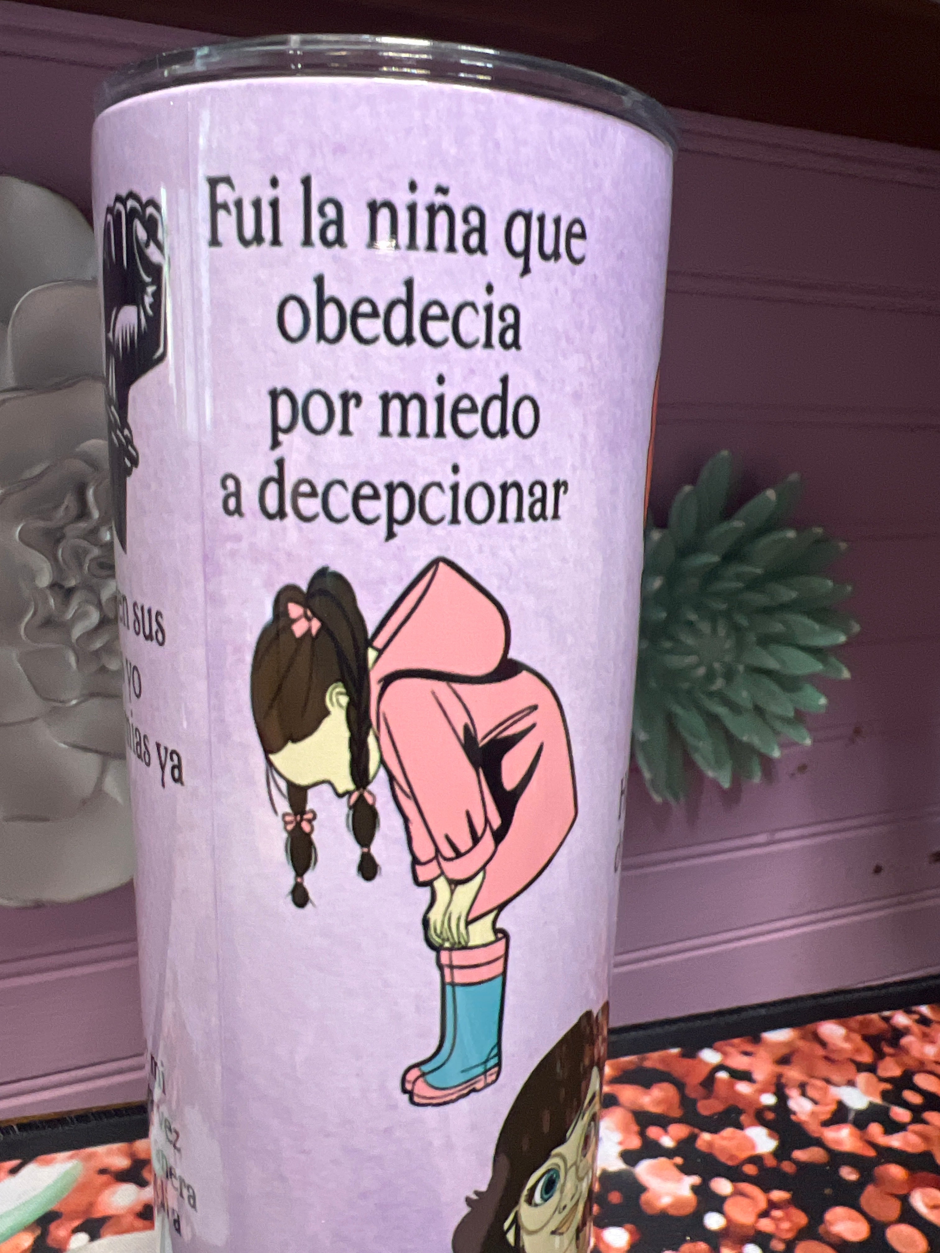 Que Hablen De Mi tumbler 20 oz