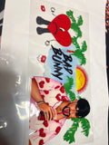 Bad Bunny sticker UV DTF