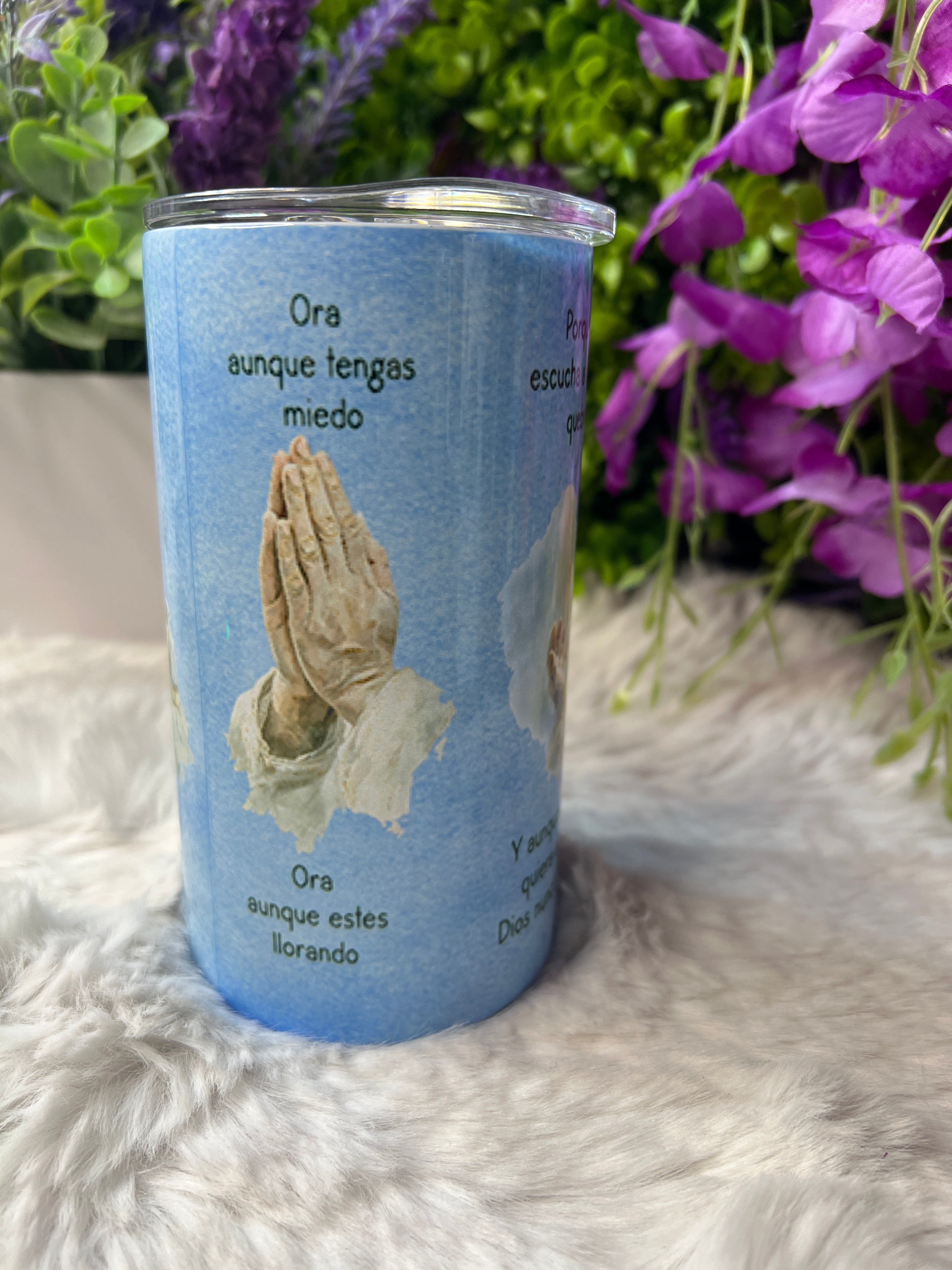 Hay poder en la oración tumbler 12 oz