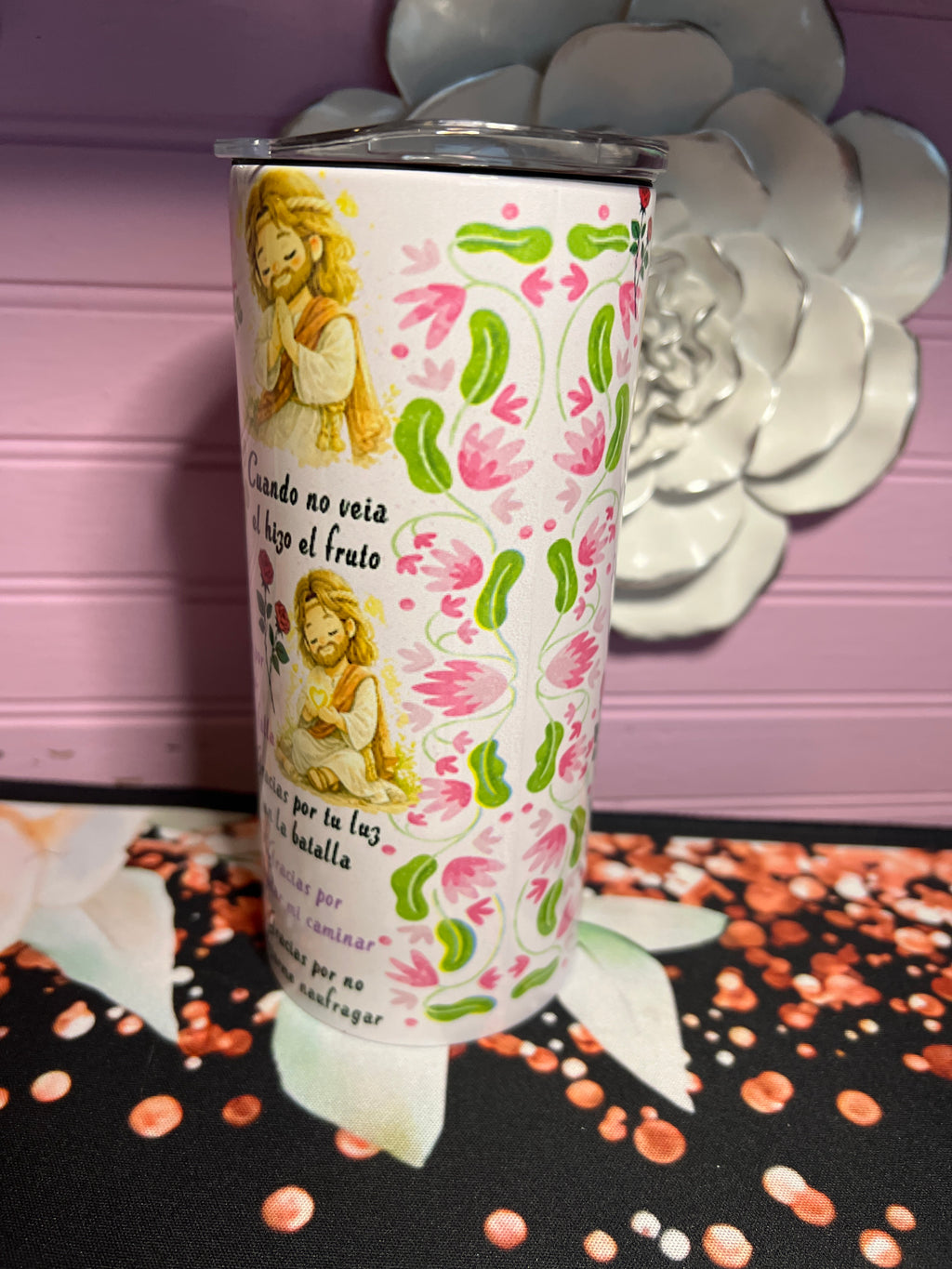 El deseo de Dios tumbler 15 oz.