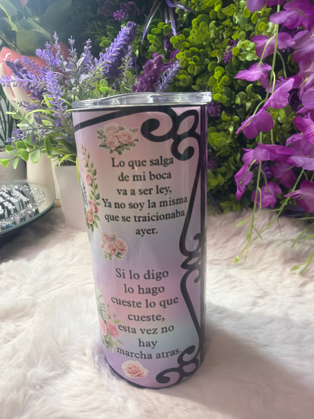 Me lo debo tumbler 15 oz