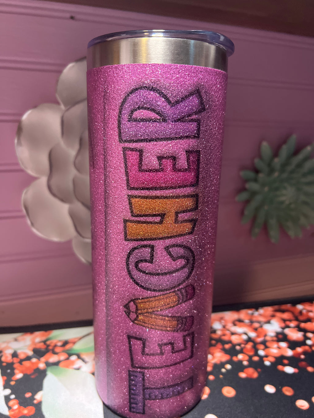 Teacher life tumbler 20 oz