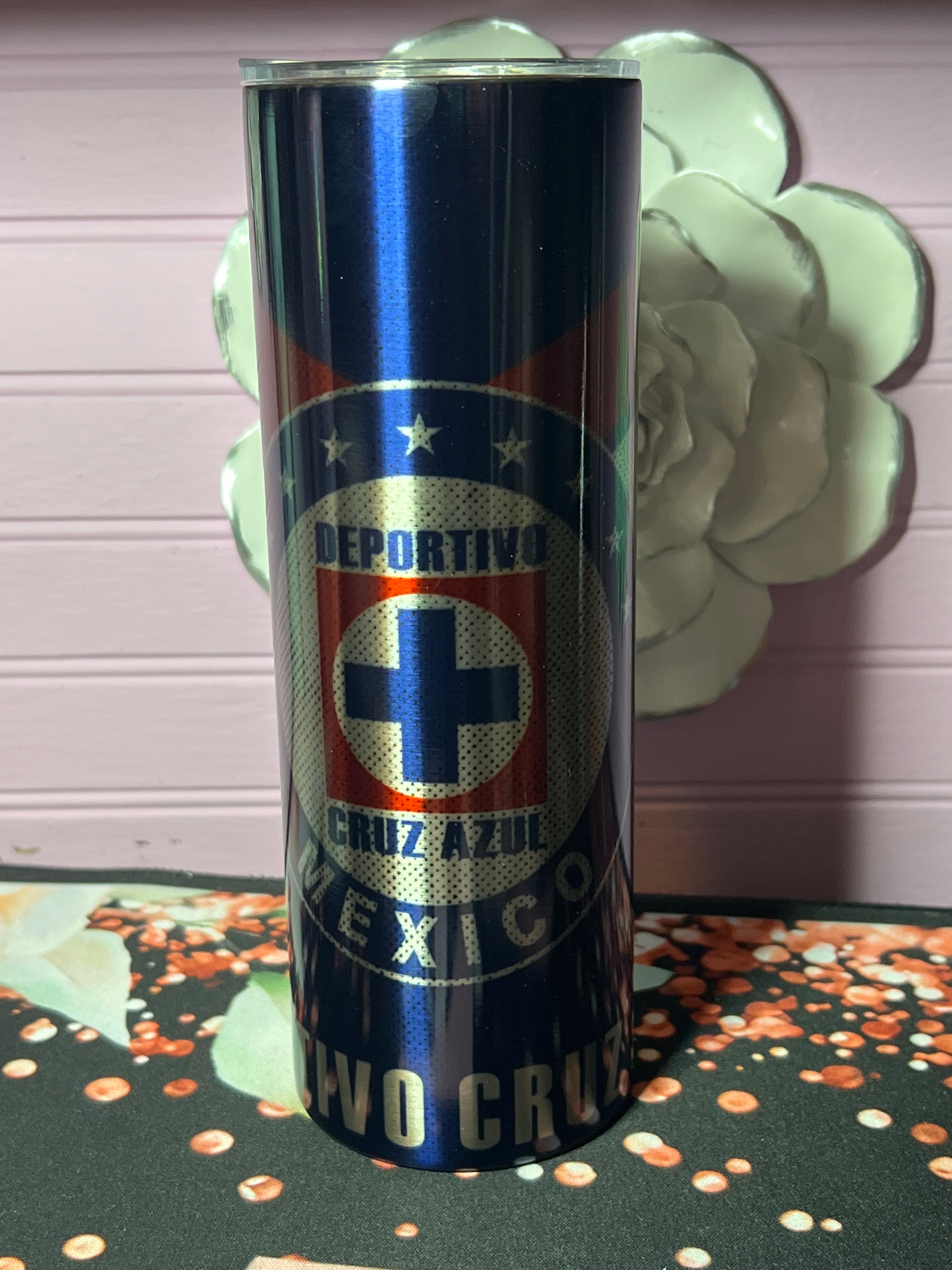 Cruz azul stainless tumbler 20 oz.