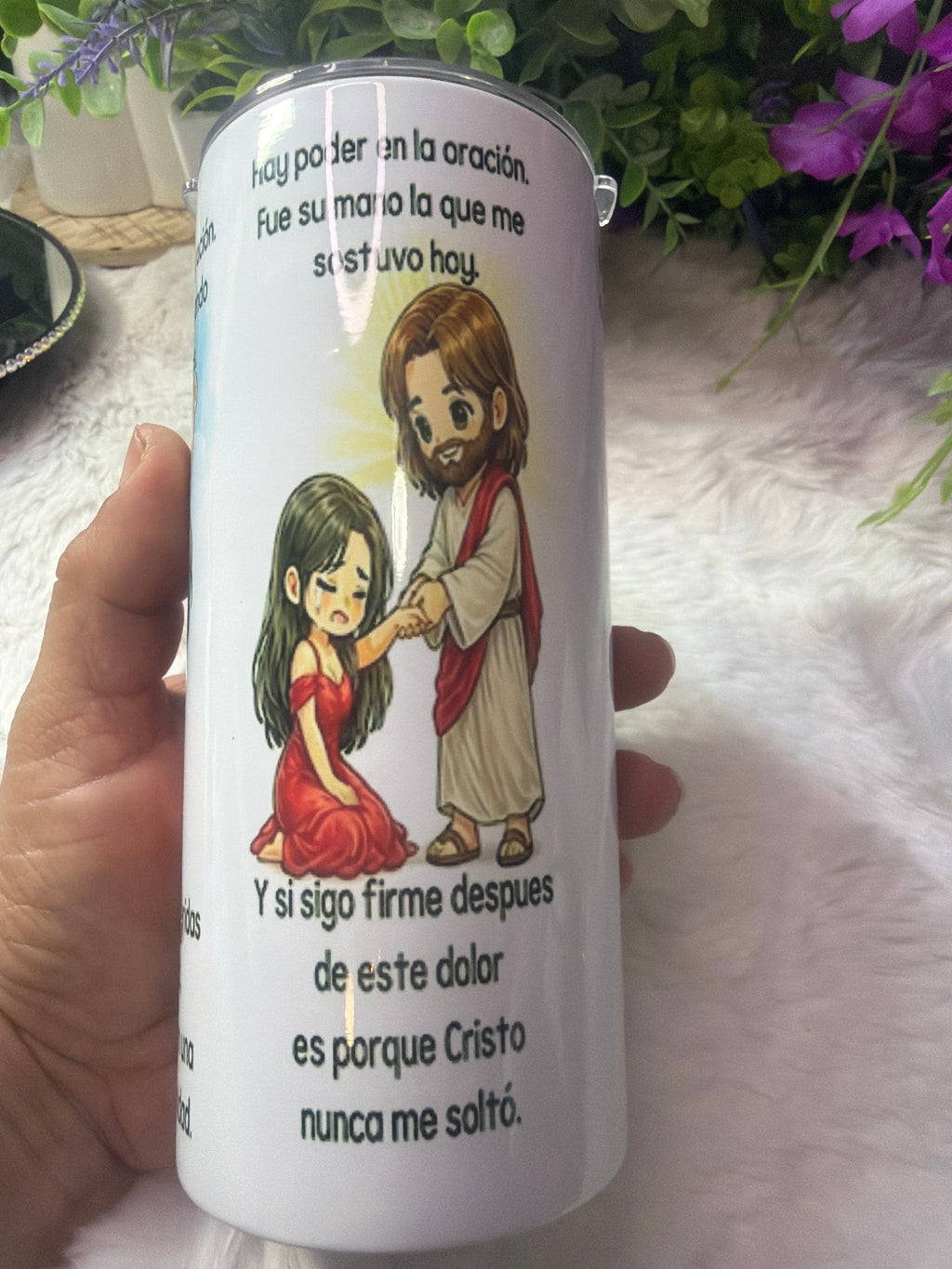 Hay poder en la oración tumbler 15 oz 2 in 1