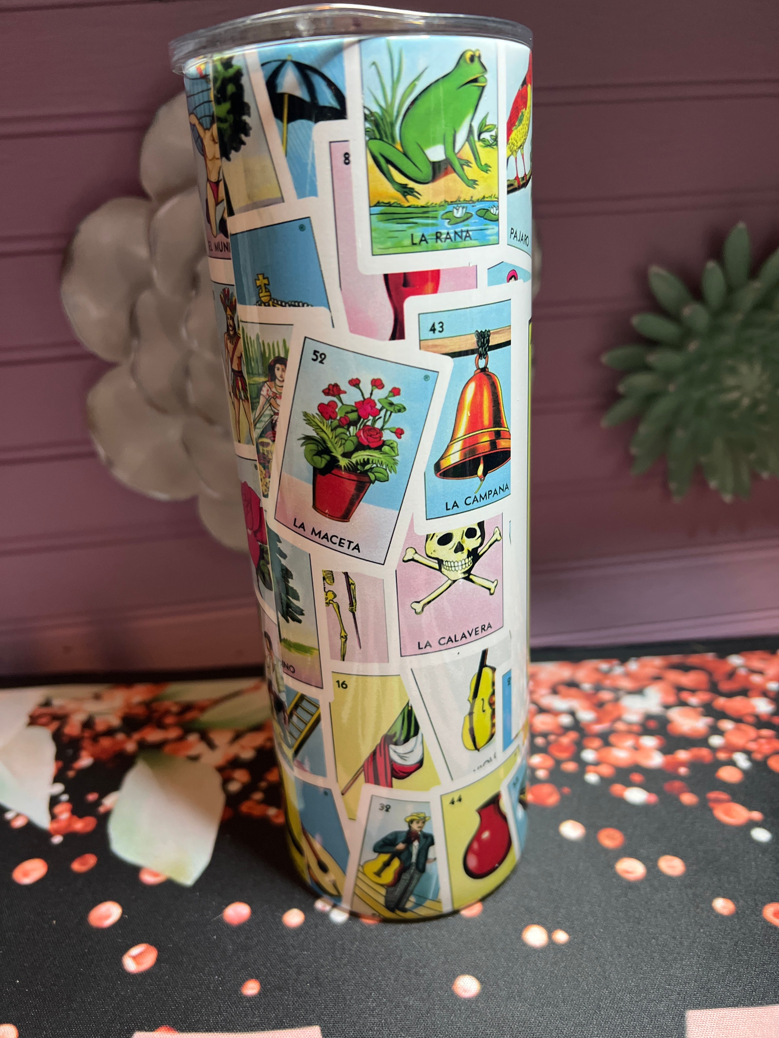 Lotería mexicana Tumbler 20 oz