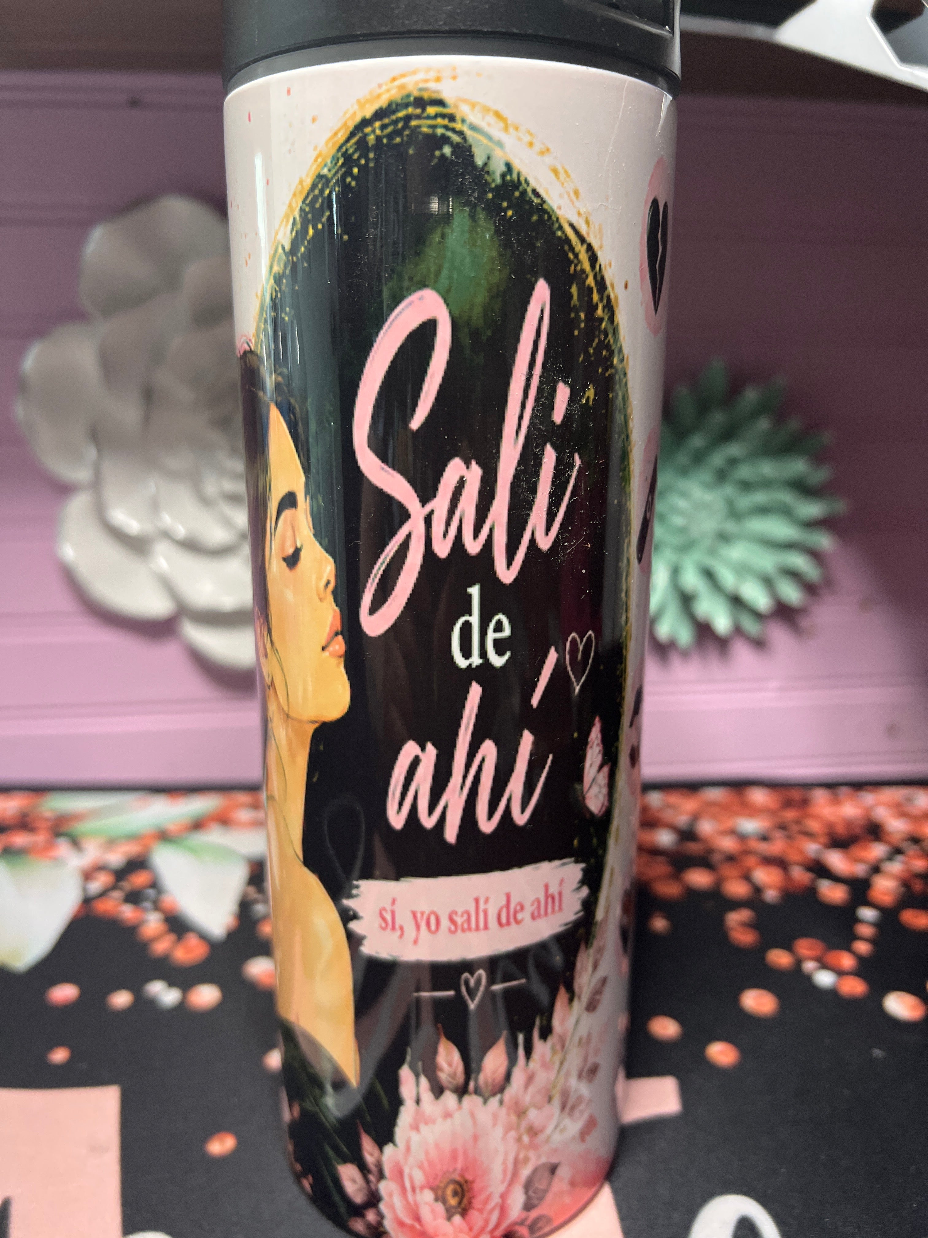 Salí de ahí tumbler 20 oz