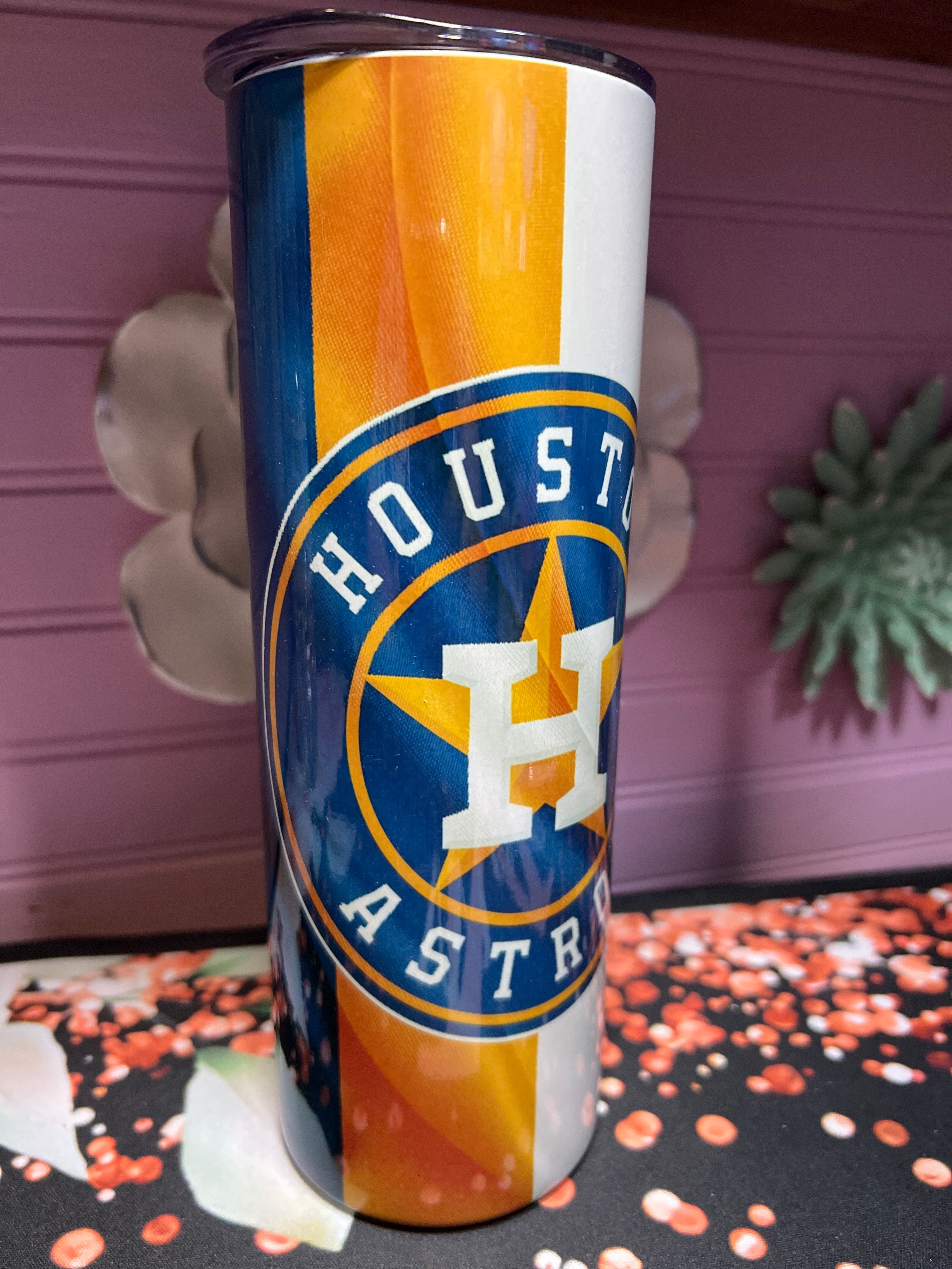 Houston Astros tumbler 20 oz 2 in 1