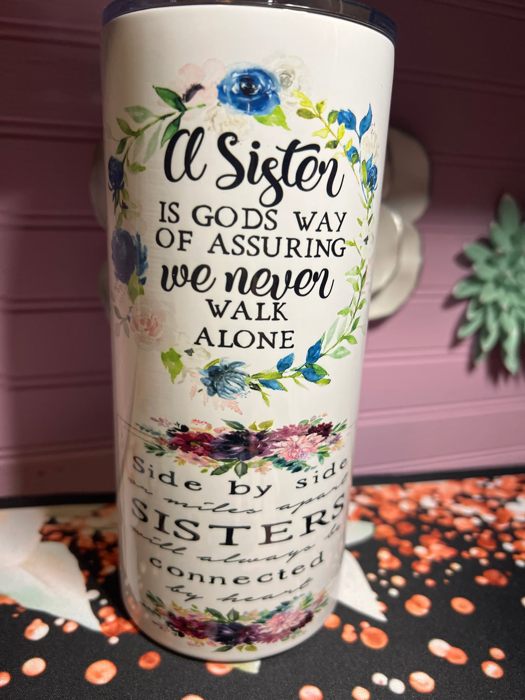 Sister tumbler 22 oz