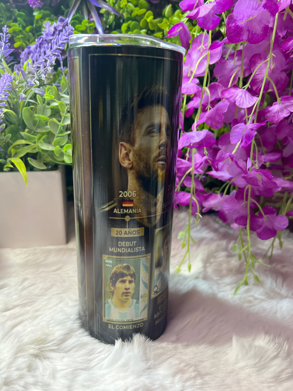 Messi tumbler acero inoxidable 20 oz