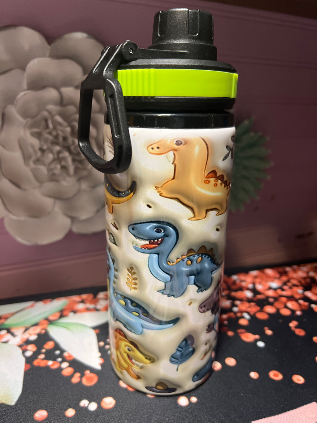Dinosaurio tumbler 20 oz