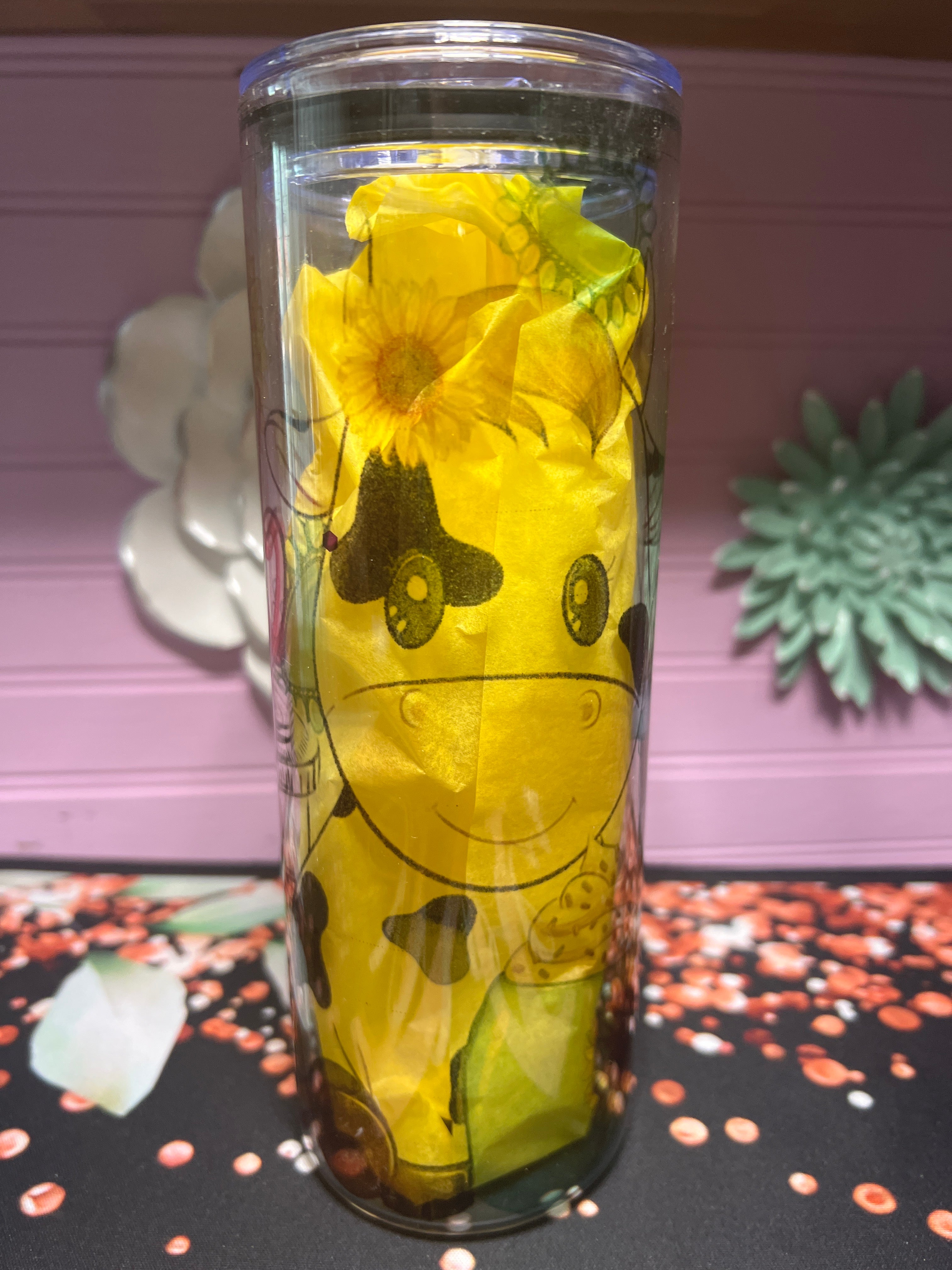 Vaquita coffe glass cup 20 oz