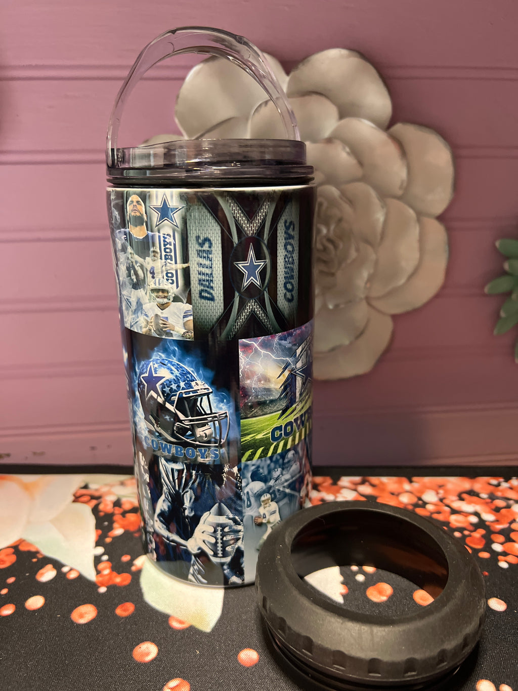 Cowboys tumbler 16 oz 4 in 1