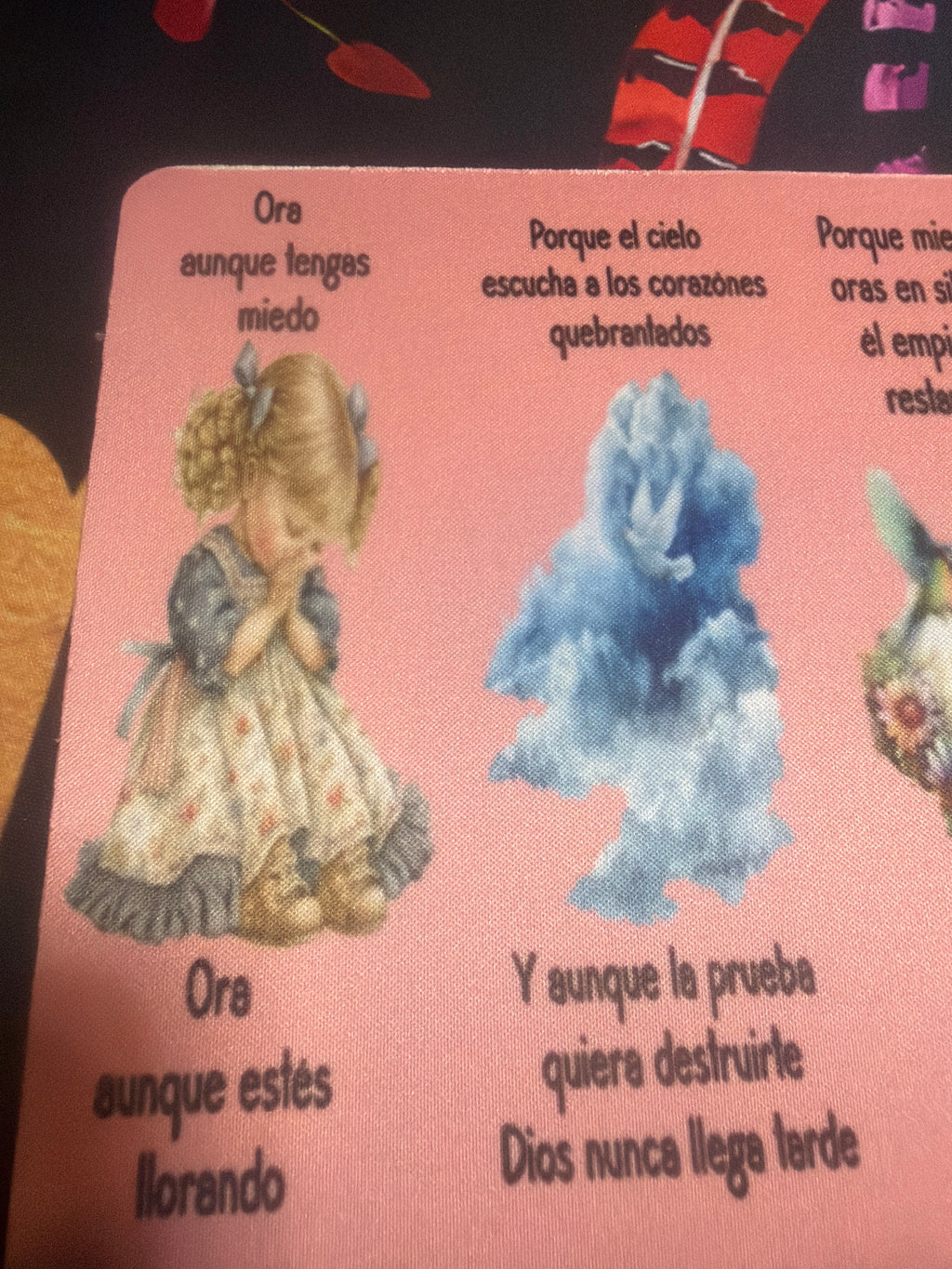 Hay poder en la oración tapete para mouse 8.7”x7.1”