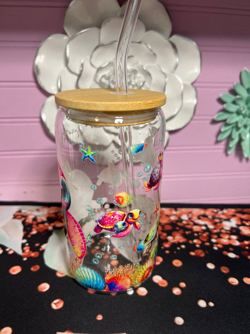 Glass cup 16oz